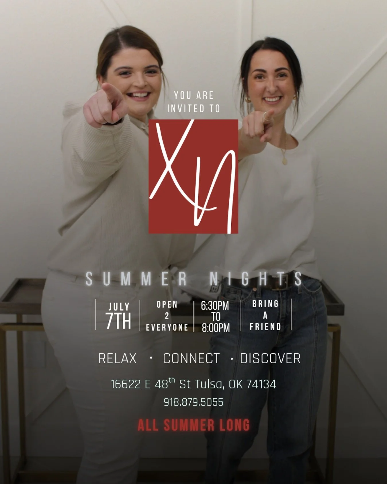 XN Summer Nights is a relaxed evening designed to help you connect, grow, and belong. Join us for an appetizer, meet other XNBC Students, we may have a short Bible study, and you will have an opportunity to learn more about XNBC. Whether you&rsquo;re