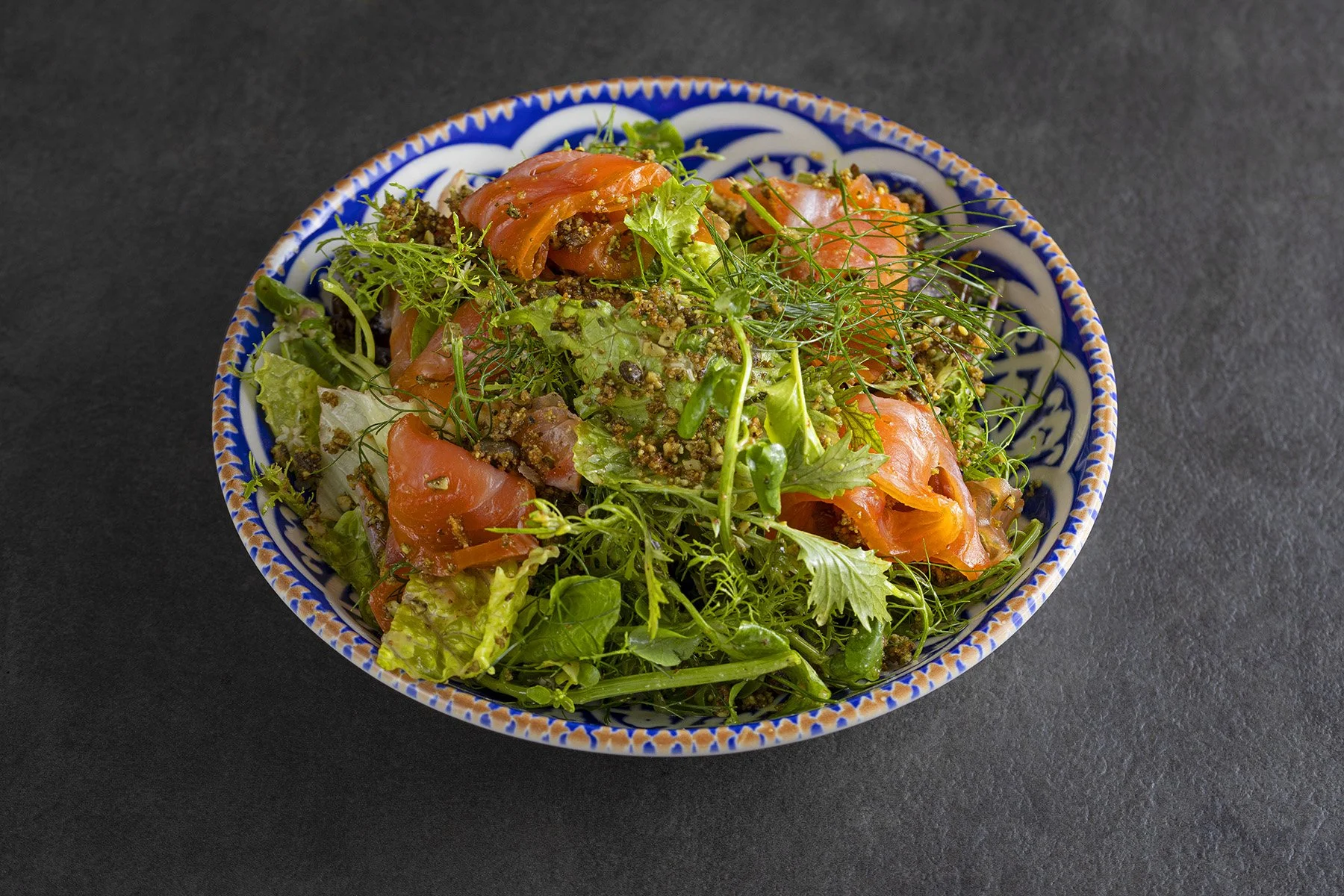 SALADE DE SAUMON FUMÉ