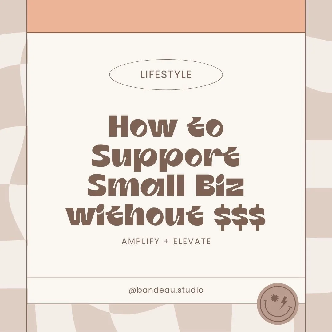 How to Support Small Businesses without Spending $$$