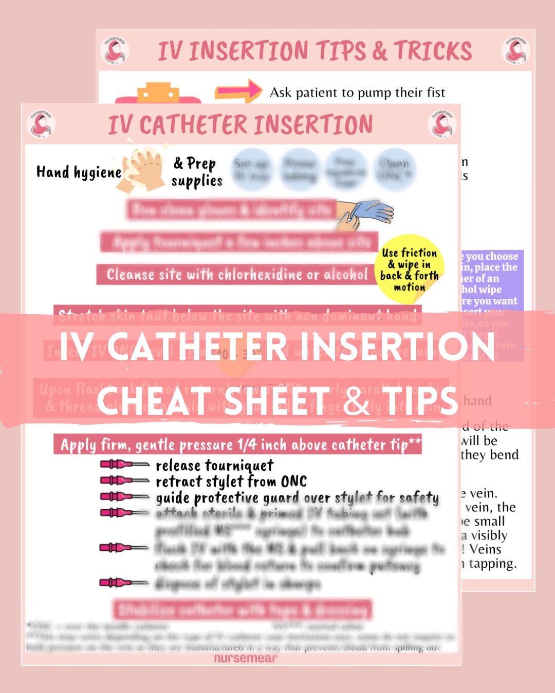 IV Insertion - Cheat Sheet & Tips