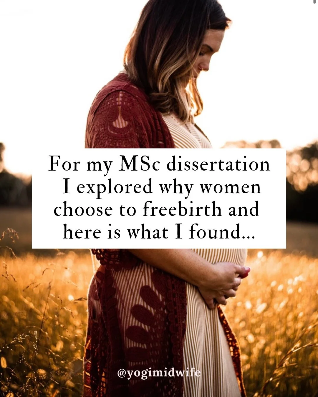 As part of my MSc Dissertation I undertook a systematic review on women&rsquo;s motivation to freebirth. This is obviously just a snippet of a huge research project. As a midwife I feel so passionate about exploring this growing phenomenon, listening