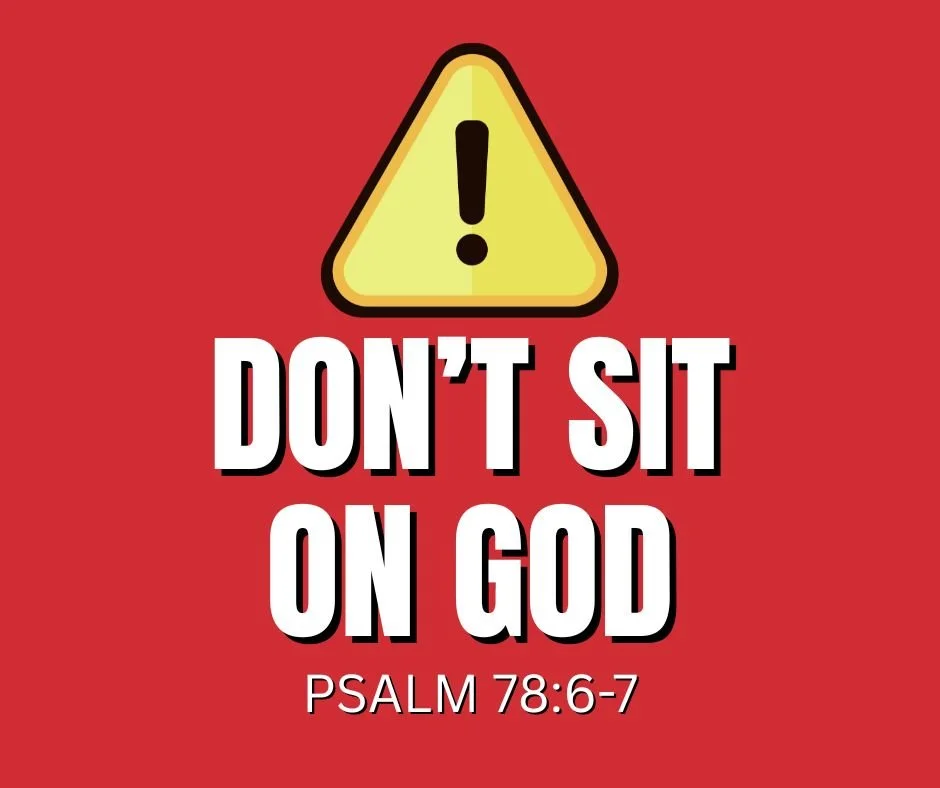 Don’t Sit on God