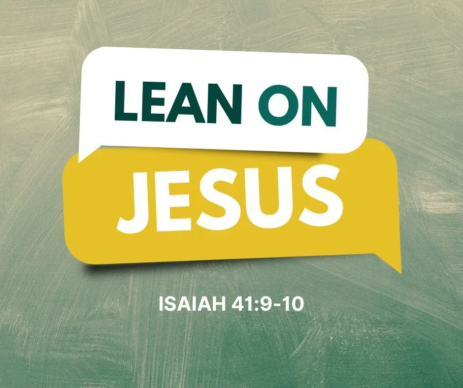 Lean On Jesus