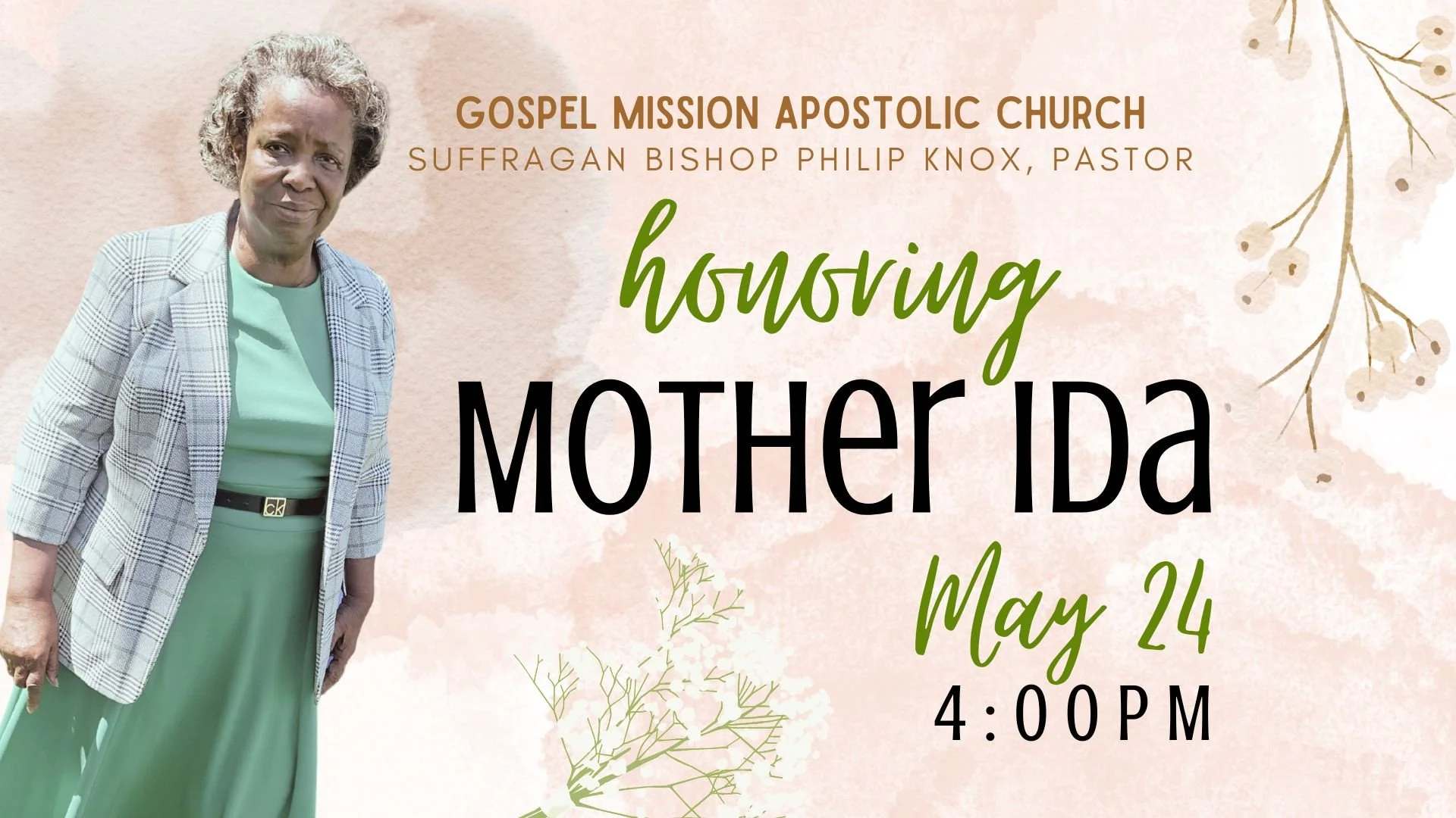 Honoring Mother Ida Denmark