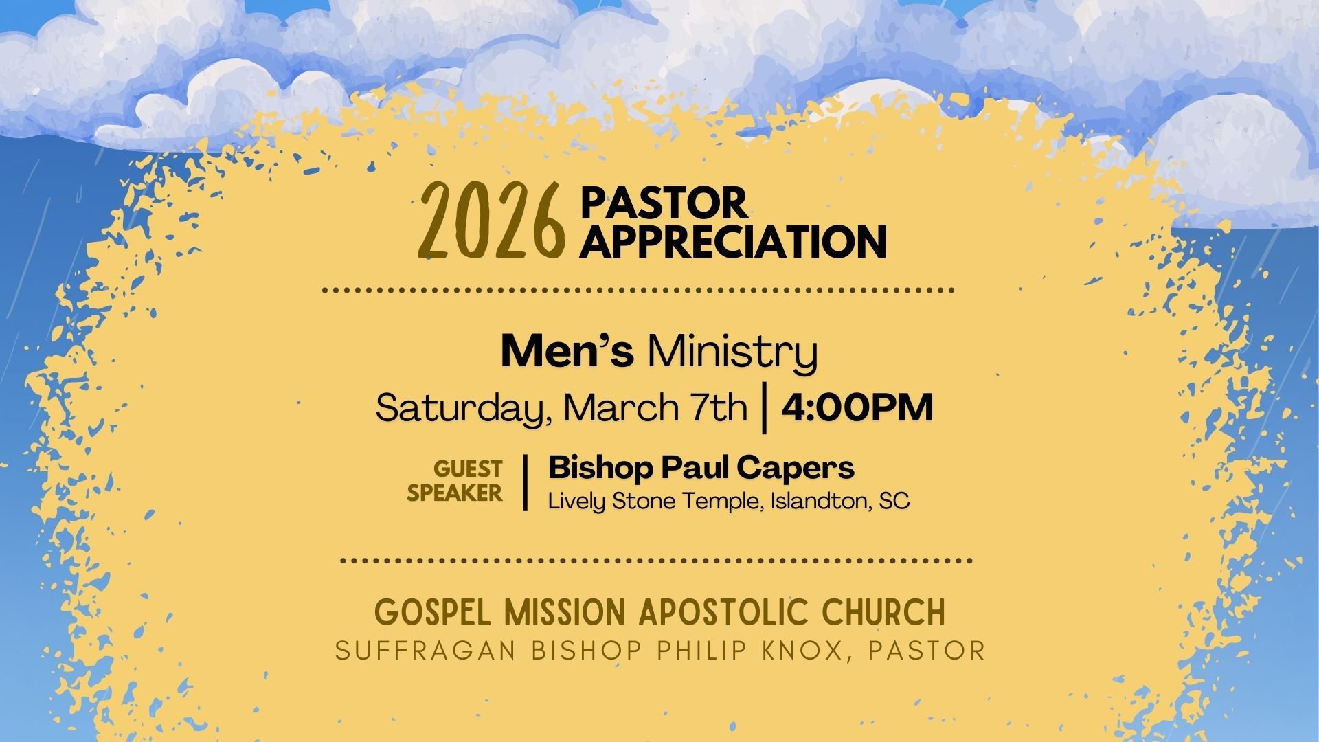 Saturday Service - Pastor Appreciation 2026