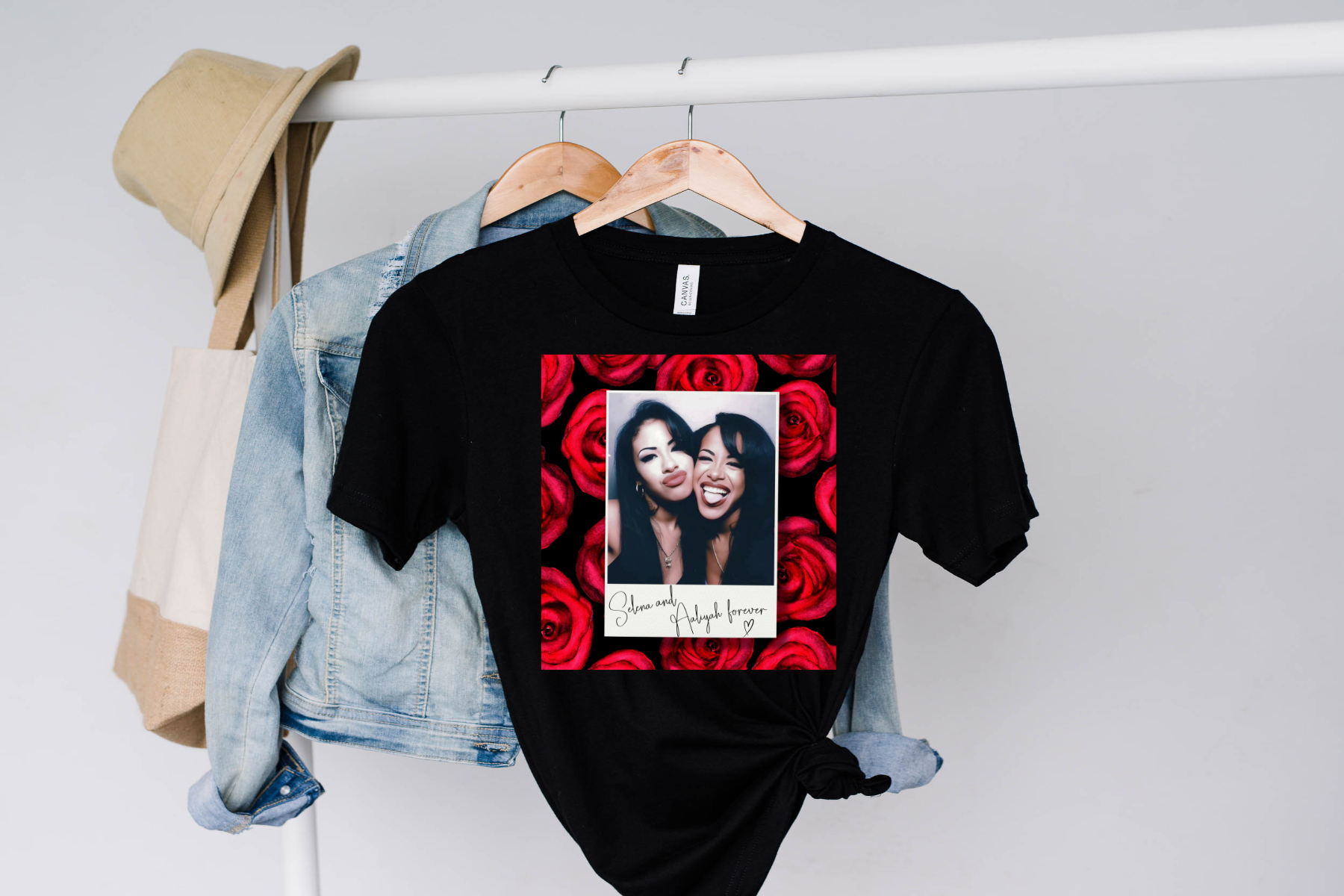 Selena and Aalyiah roses - woman .png