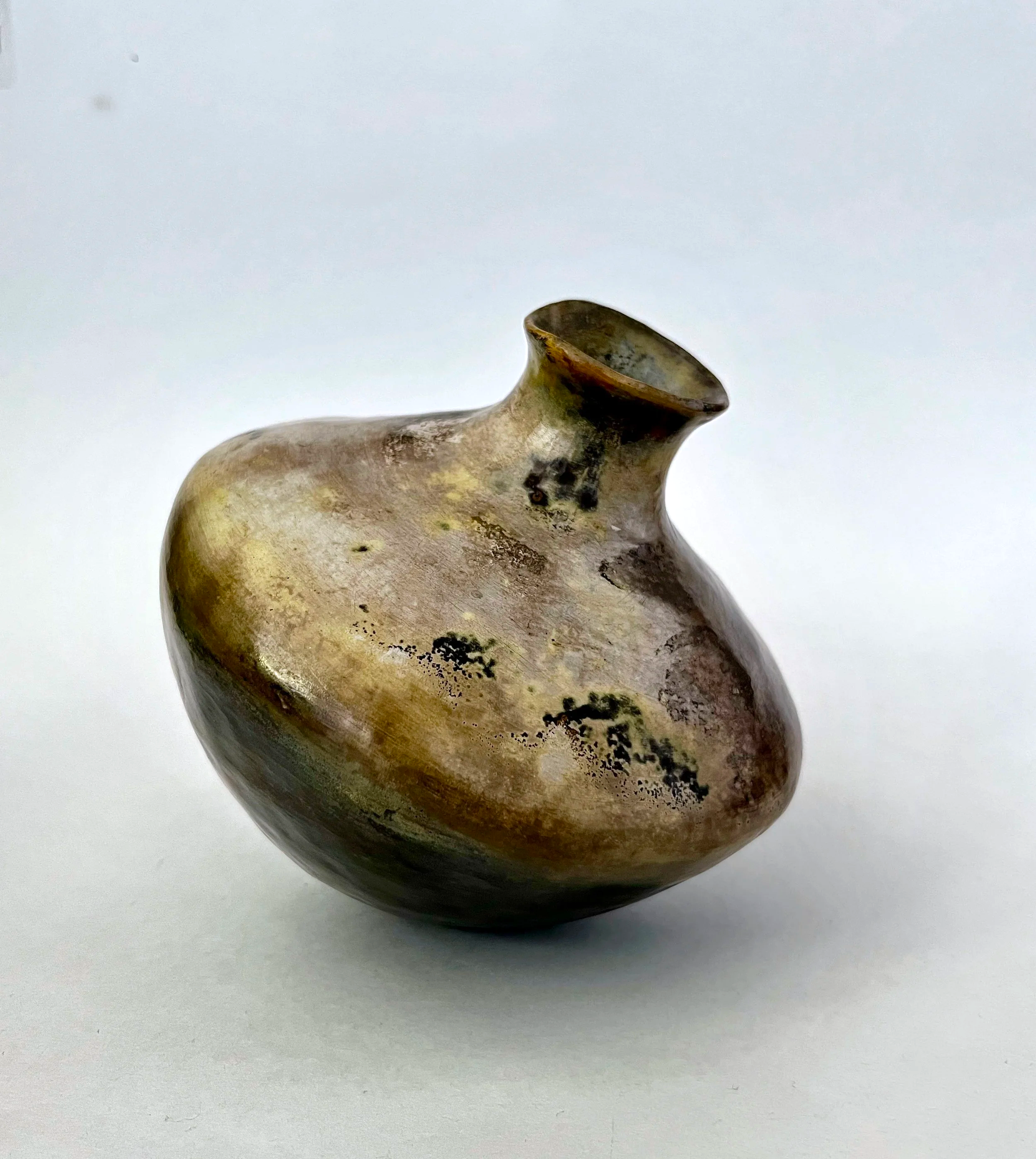 Groundspring VIII (5.5"h x 6"w x 6"d) ~ sawdust fired 2026