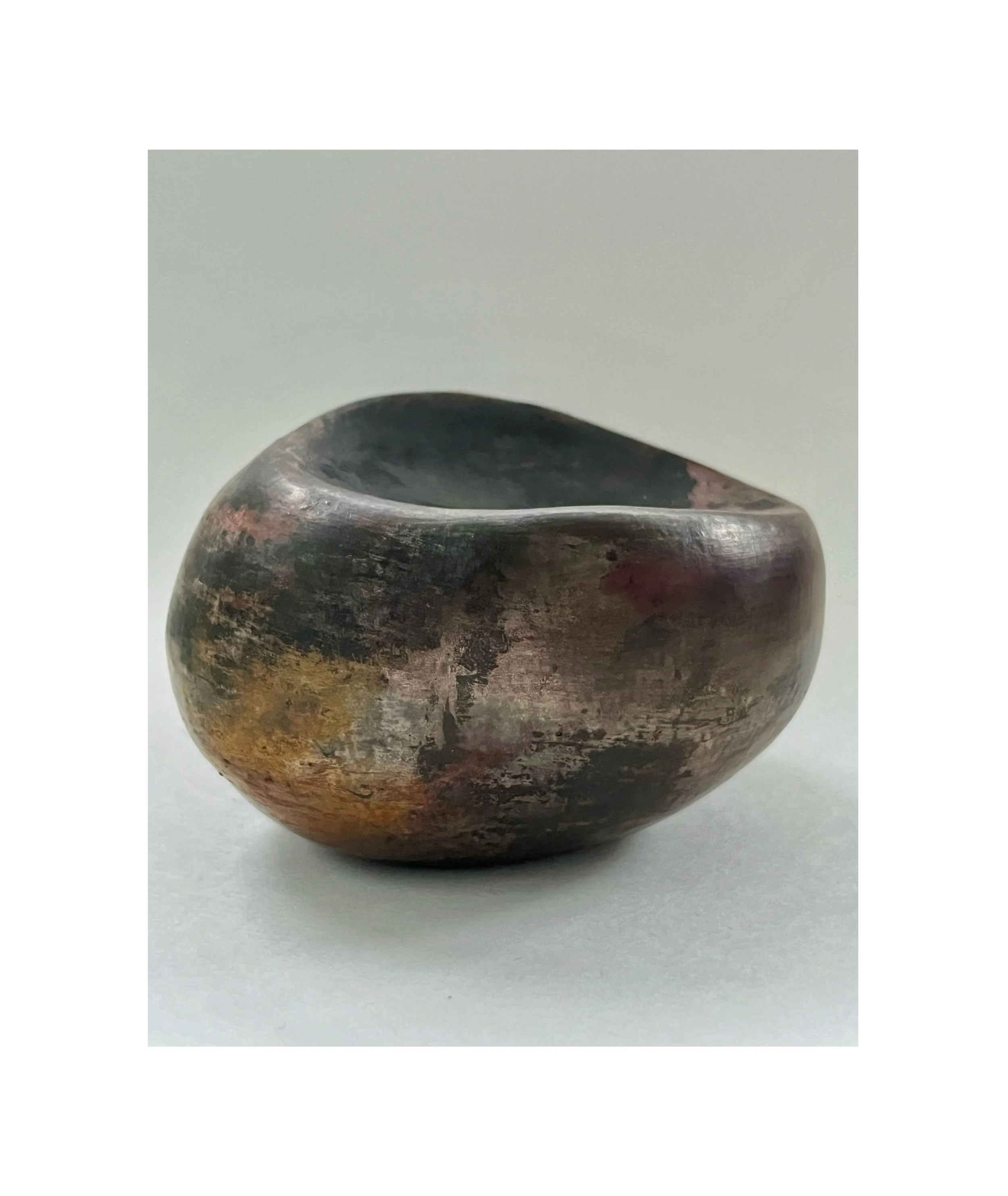 Cedar Series, local clay, terra sigillata & patina, pit fired (Canada)