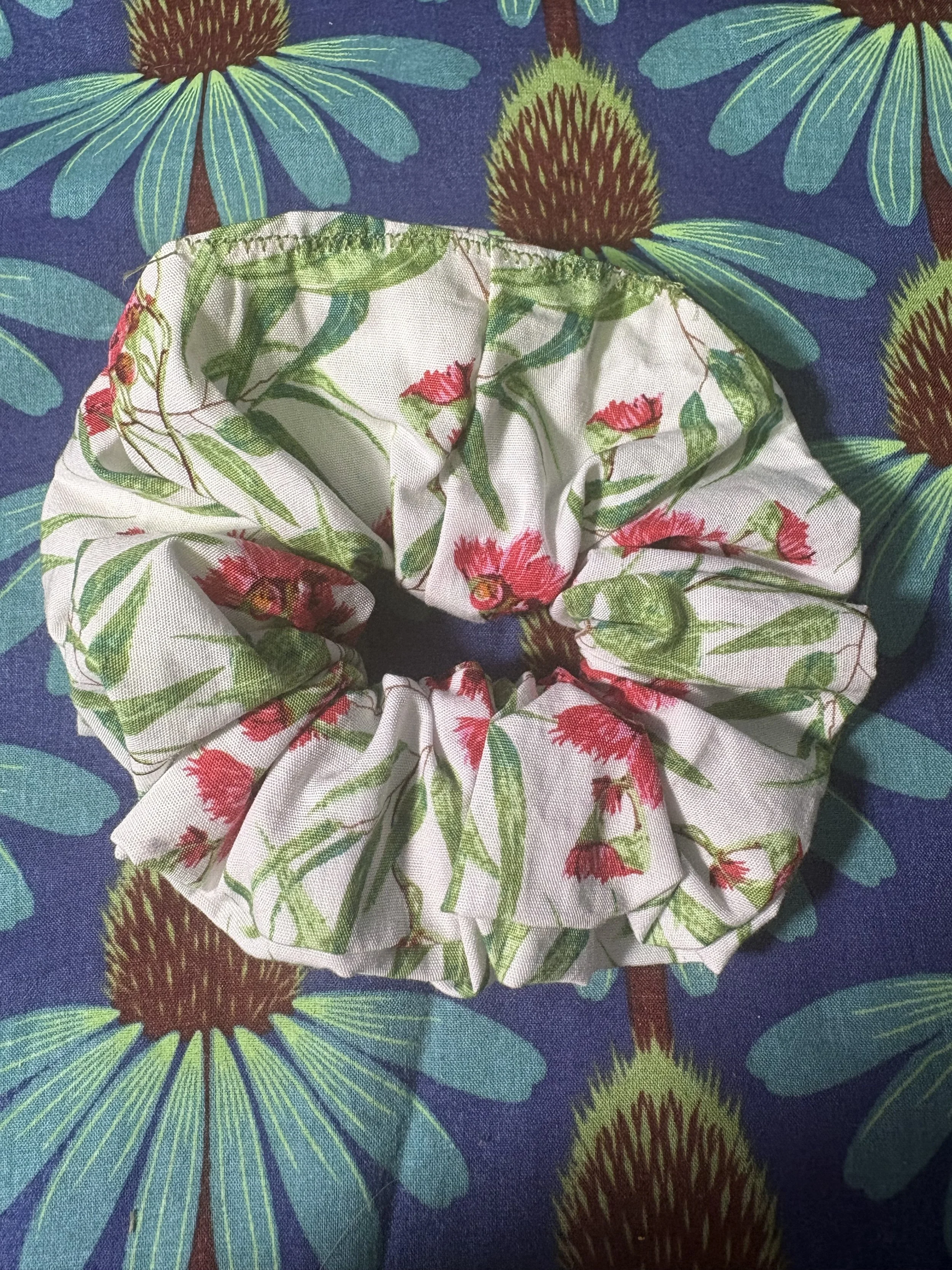 Wild Flowers Cotton Scrunchie