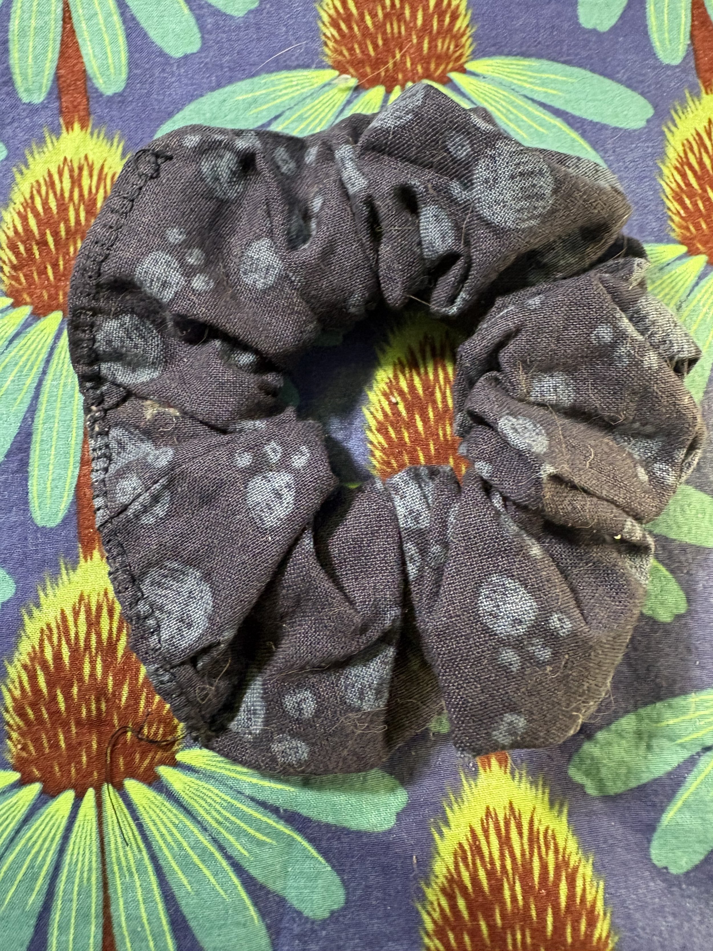 Paw Prints Cotton Scrunchie