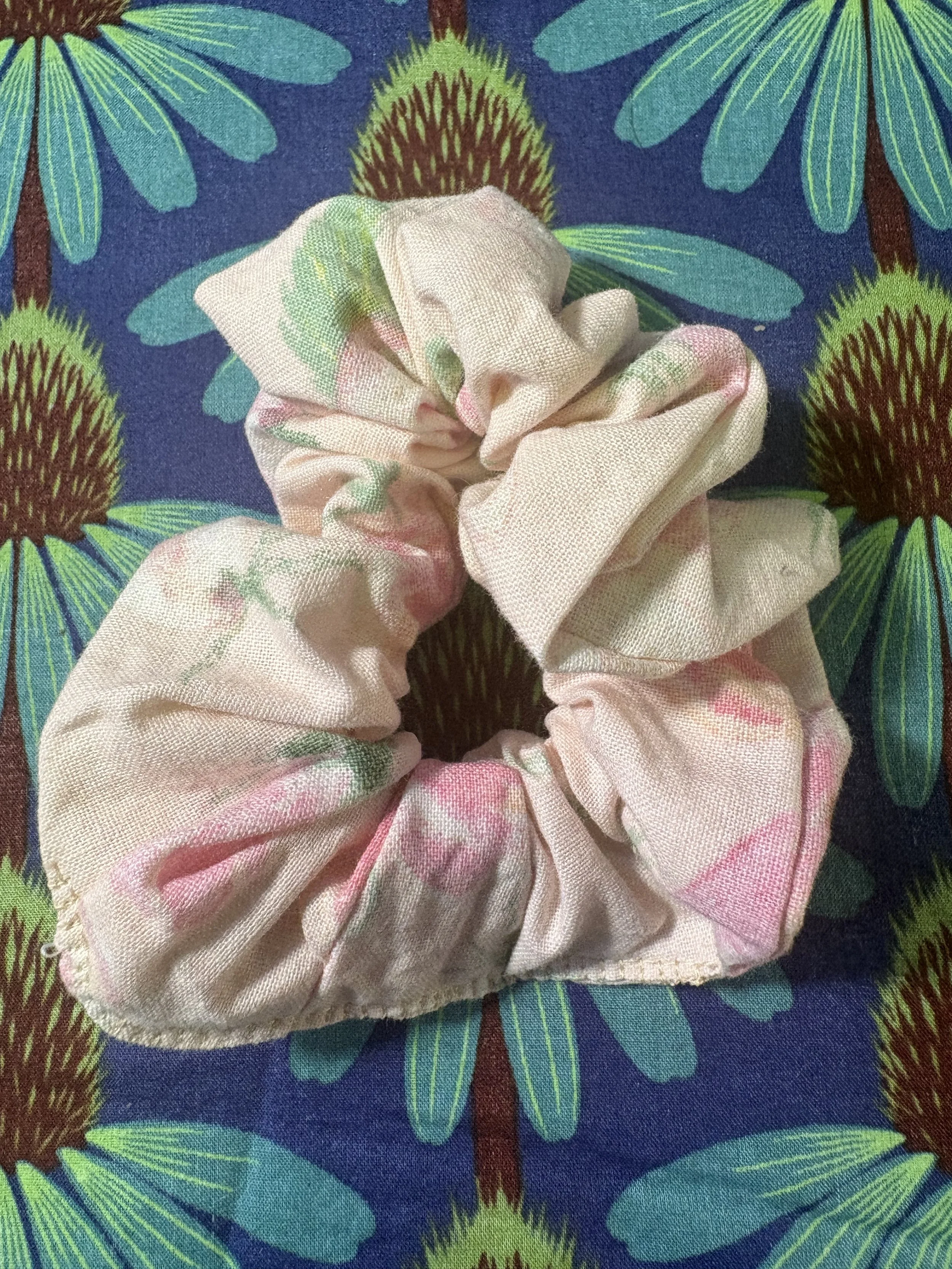 Light Pink Cotton Scrunchie
