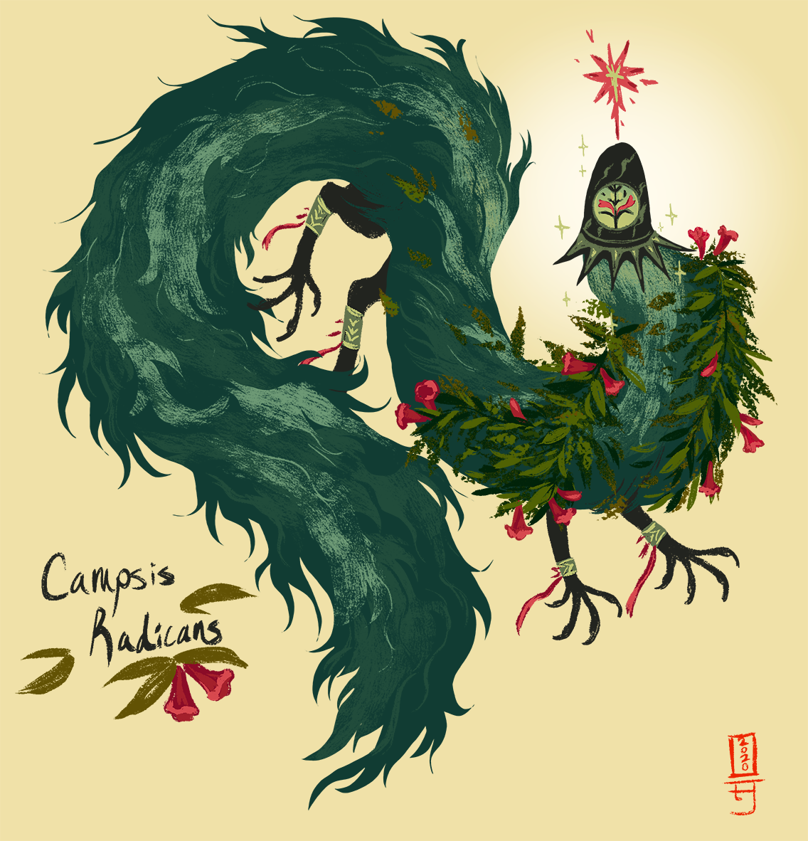 Campsis Radicans.png