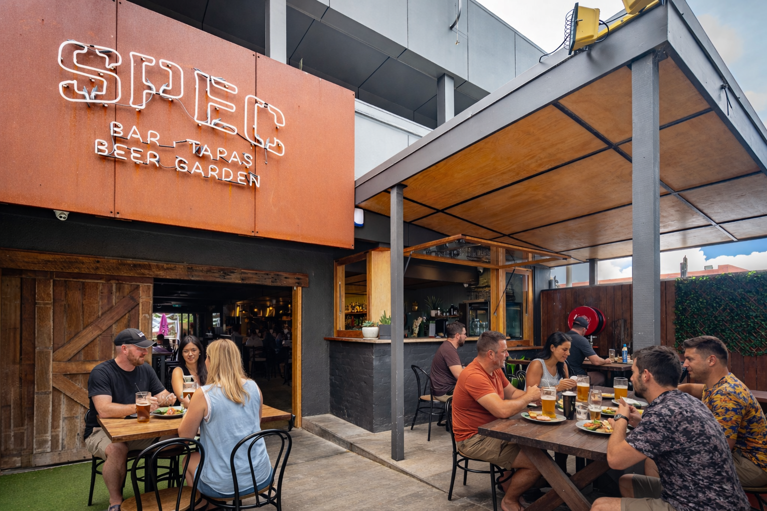 Outdoor dining at SPEC beer garden.png