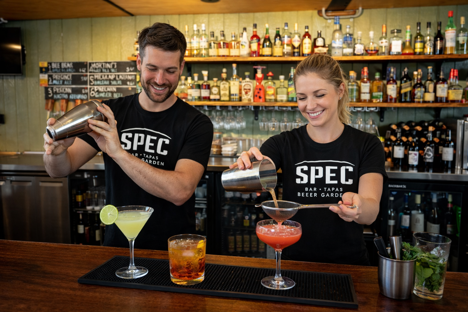 Preparing cocktails at Spec Bar.png