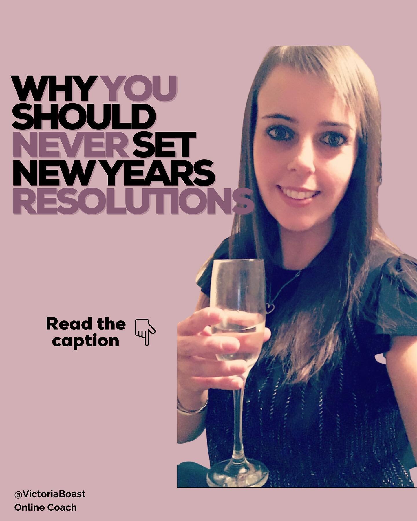 Well you can if you want but I believe if you want to make a change you can make it any day of the week, month or year

Why do you wait til 1st January? It&rsquo;s not a magical day, and to be honest it&rsquo;s probably the worse day to get started

