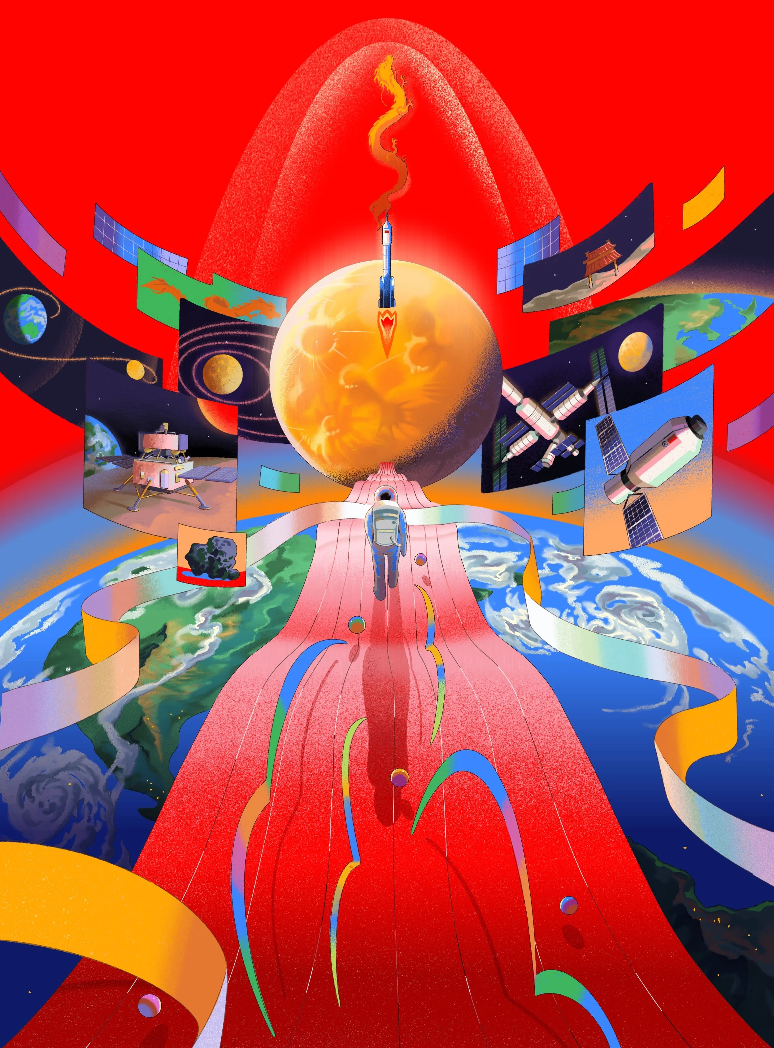 Wired Magazine - Space race between China &amp; US