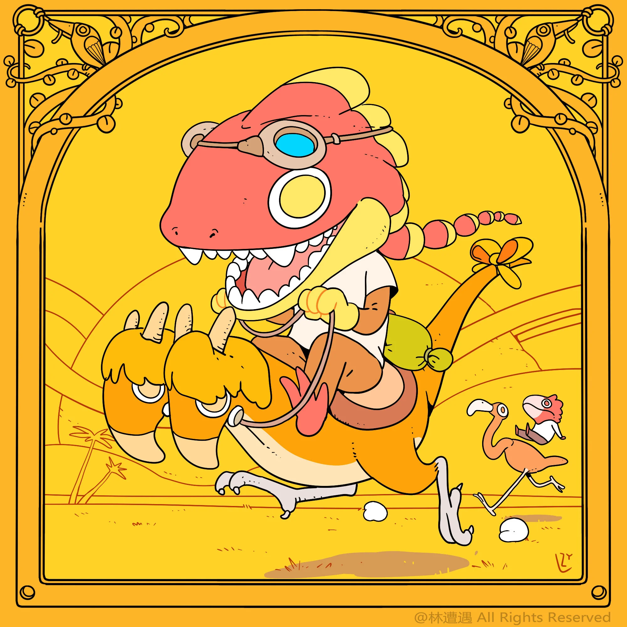 Caper Illustration, Illustration, London Illustration, Illustration, Chinese Illustrator, Chinese Artist, Asian Illustrator, Asian Artist, Zaoyu Lin, Zaoyu Lin Illustration, fantasy illustration, conceptual illustration, commercial illustration, Chin