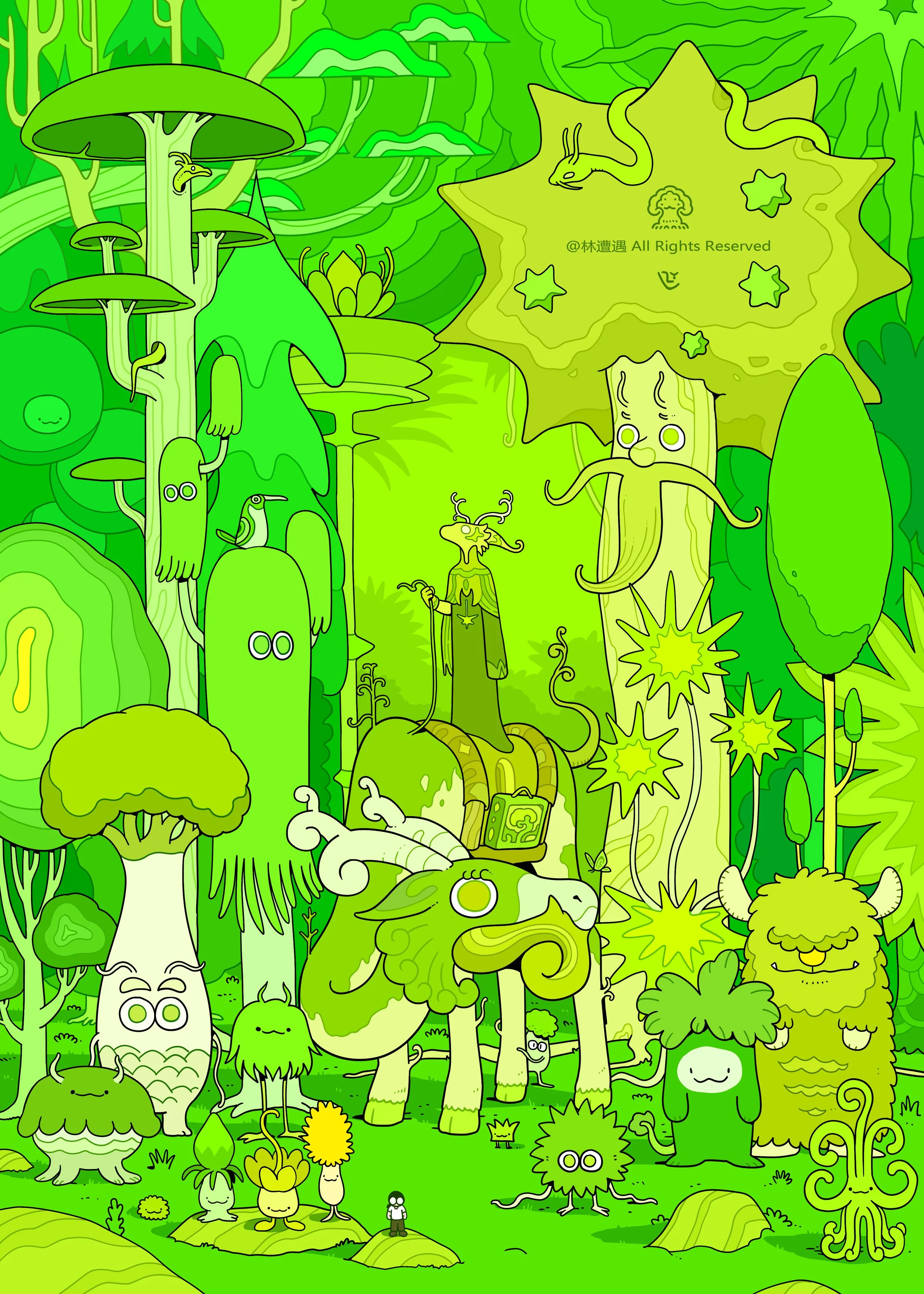 Caper Illustration, Illustration, London Illustration, Illustration, Chinese Illustrator, Chinese Artist, Asian Illustrator, Asian Artist, Zaoyu Lin, Zaoyu Lin Illustration, fantasy illustration, conceptual illustration, commercial illustration, Chin