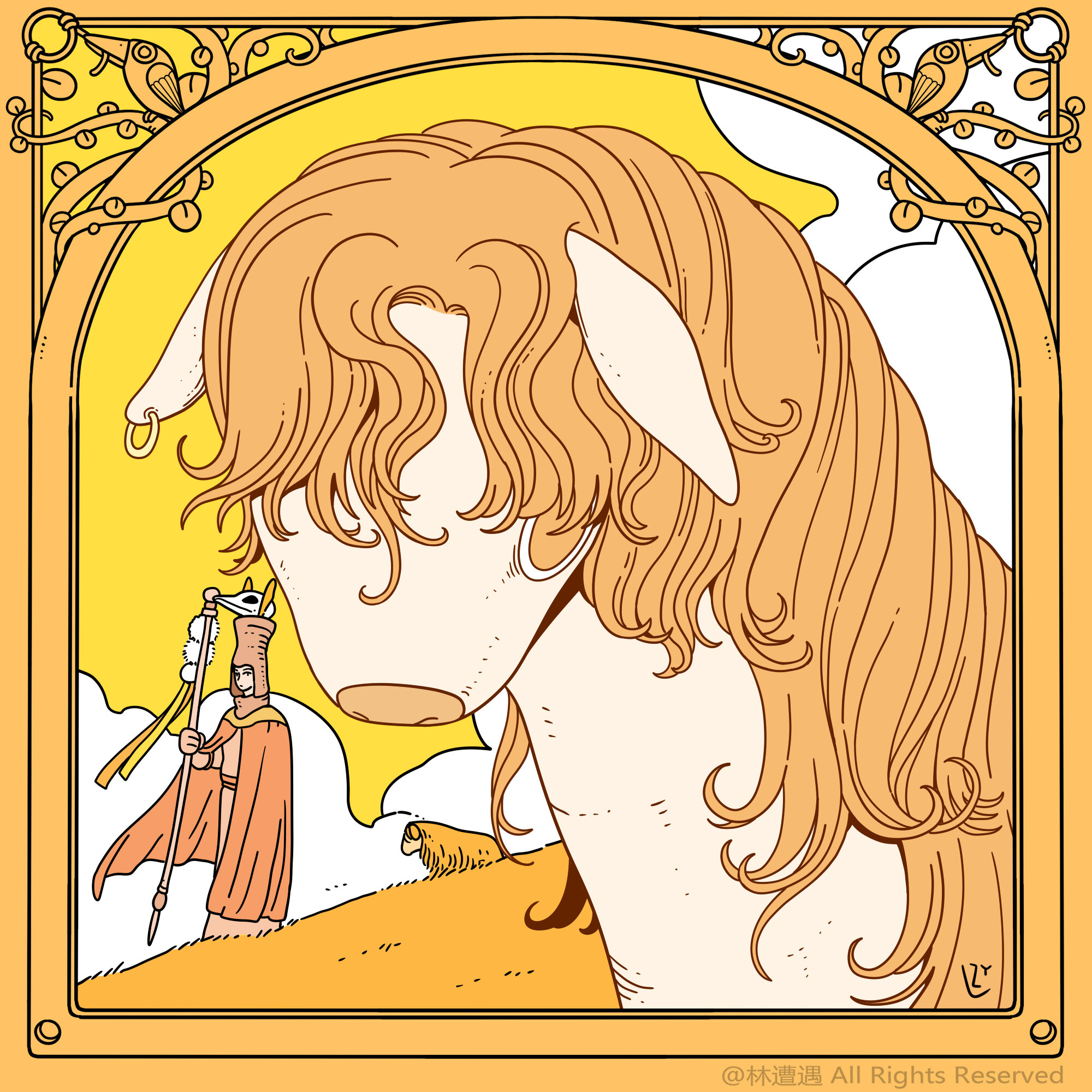 Caper Illustration, Illustration, London Illustration, Illustration, Chinese Illustrator, Chinese Artist, Asian Illustrator, Asian Artist, Zaoyu Lin, Zaoyu Lin Illustration, fantasy illustration, conceptual illustration, commercial illustration, Chin