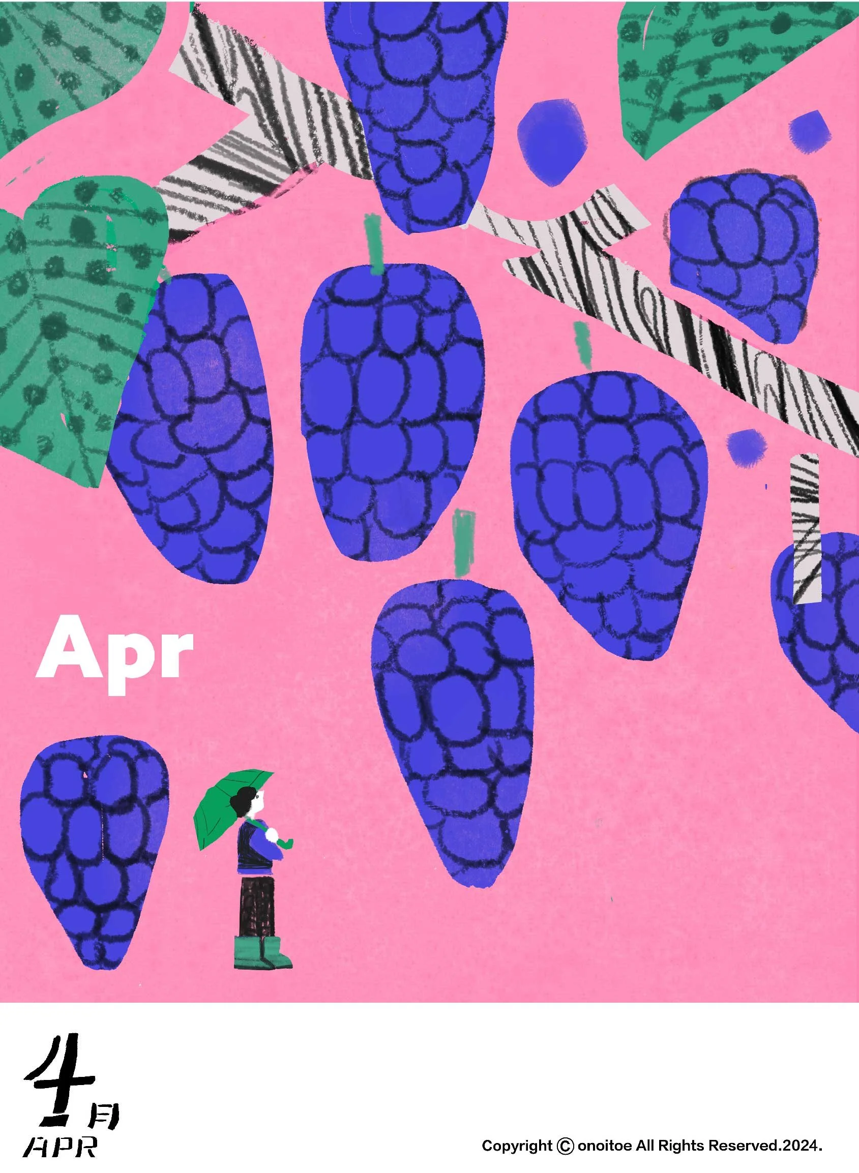 Ono itoe_Caper Illustration Agency _ Illustration & Animation_commercial_product_design_floral_flower_plant_graphic_printmaking_poster_colourful_Apr.jpg