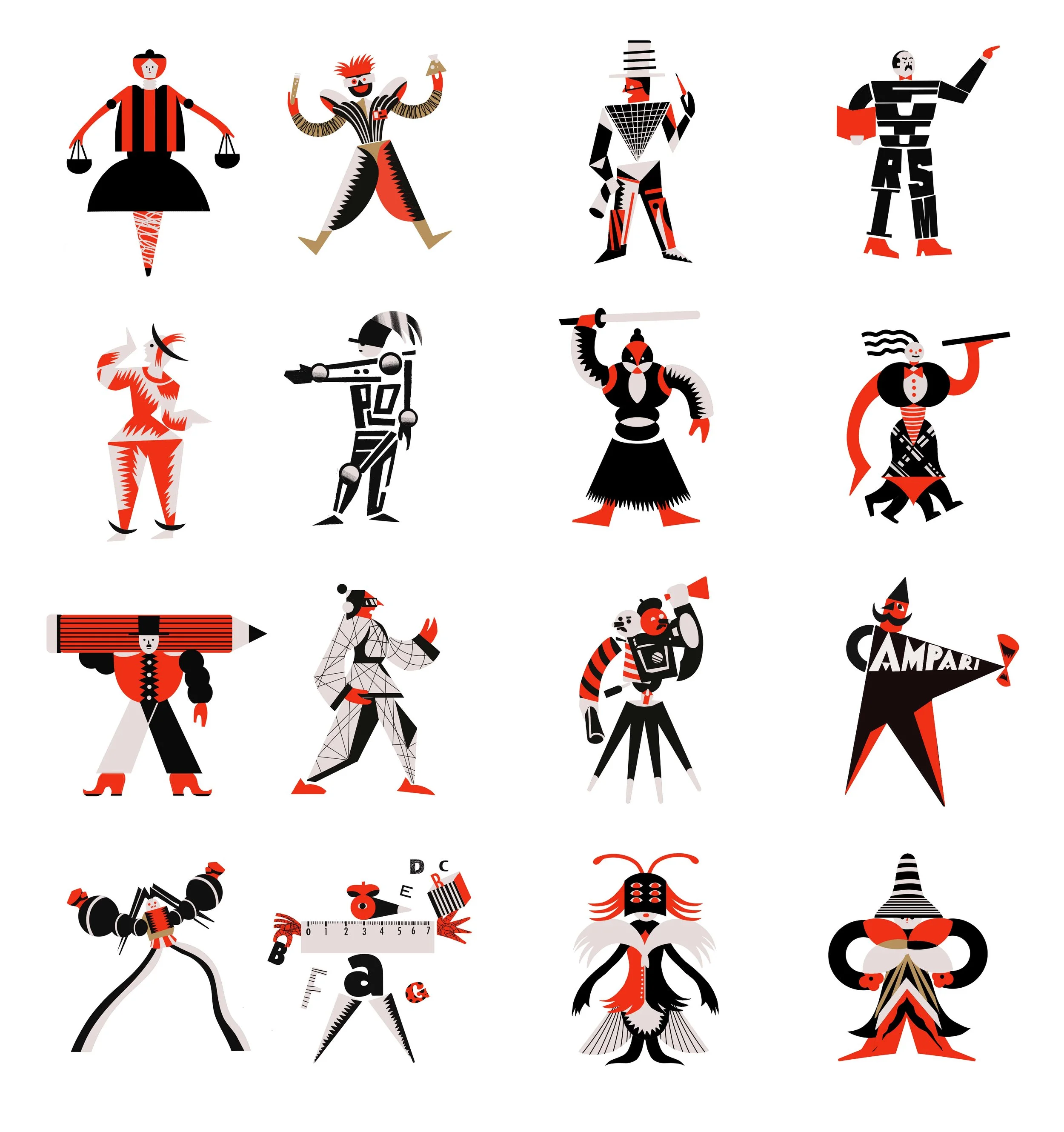 Ono itoe_Caper Illustration Agency _ Illustration & Animation_commercial_Branding_Character _design_graphic_token_sticker_pattern_colourful_people_lifestyle_element_fun_fasion_Apocalypse of the Future_Characters- part three.jpg