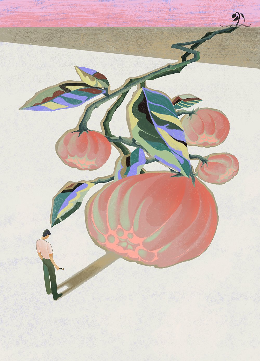 Caper Illustration, Illustration, London Illustration, Shanghai Illustration, Chinese Illustrator, Chinese Artist, Asian Illustrator, Asian Artist, Jiawen Chen, Jiawen Chen Illustration, Fantasy illustration, structural illustration