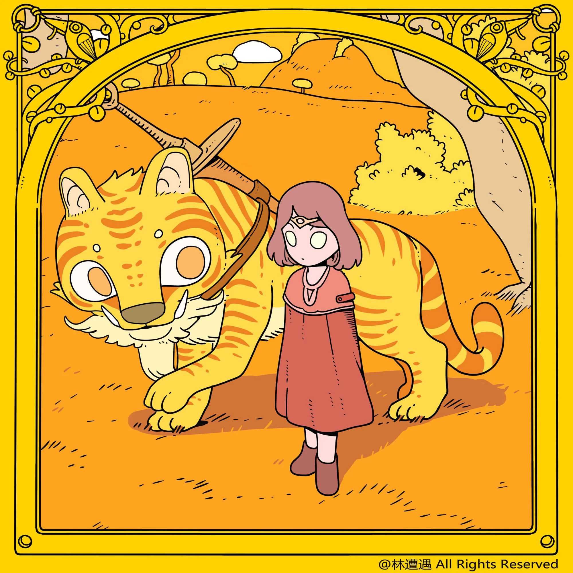 Caper Illustration, Illustration, London Illustration, Illustration, Chinese Illustrator, Chinese Artist, Asian Illustrator, Asian Artist, Zaoyu Lin, Zaoyu Lin Illustration, fantasy illustration, conceptual illustration, commercial illustration, Chin