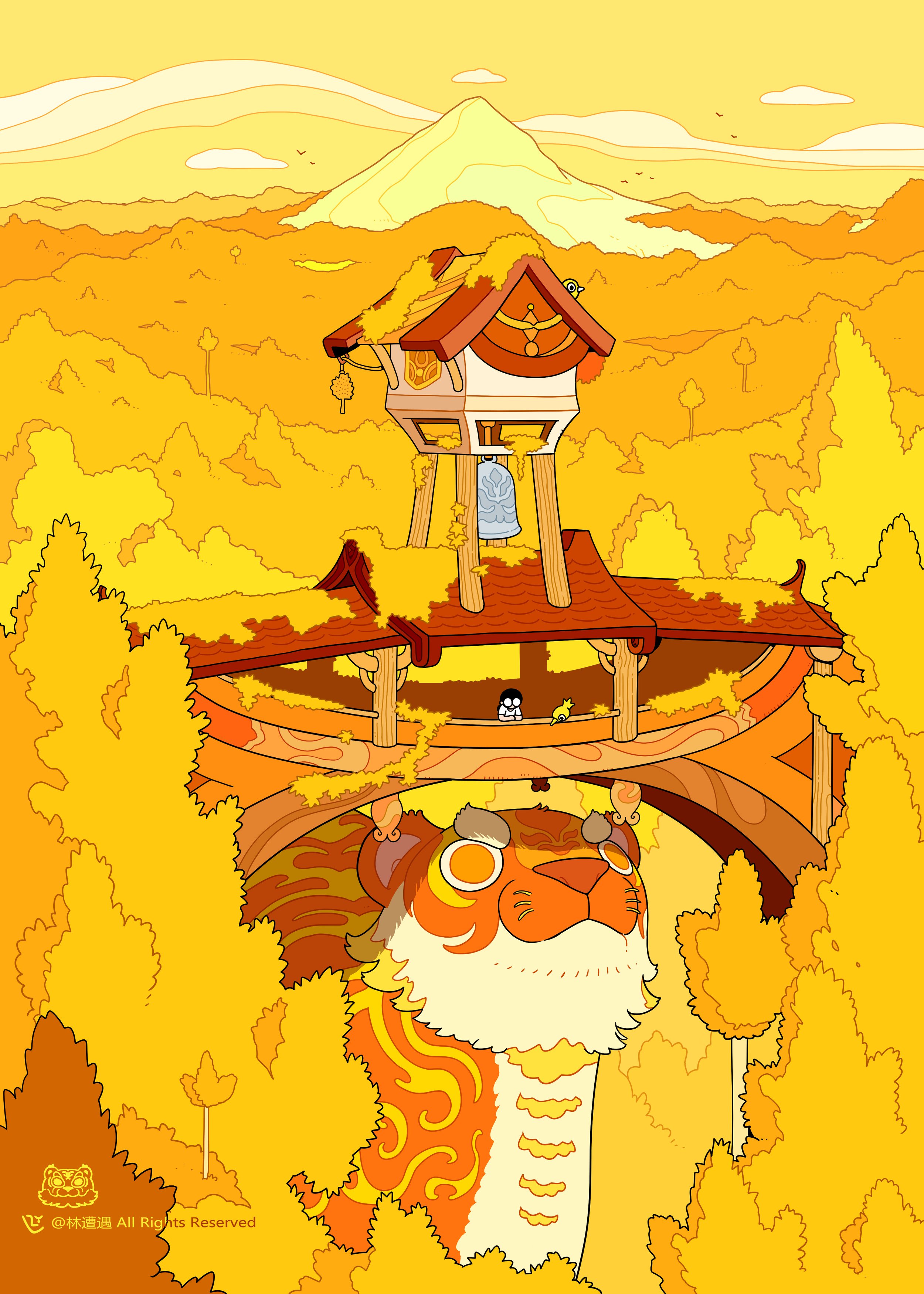 Caper Illustration, Illustration, London Illustration, Illustration, Chinese Illustrator, Chinese Artist, Asian Illustrator, Asian Artist, Zaoyu Lin, Zaoyu Lin Illustration, fantasy illustration, conceptual illustration, commercial illustration, Chin