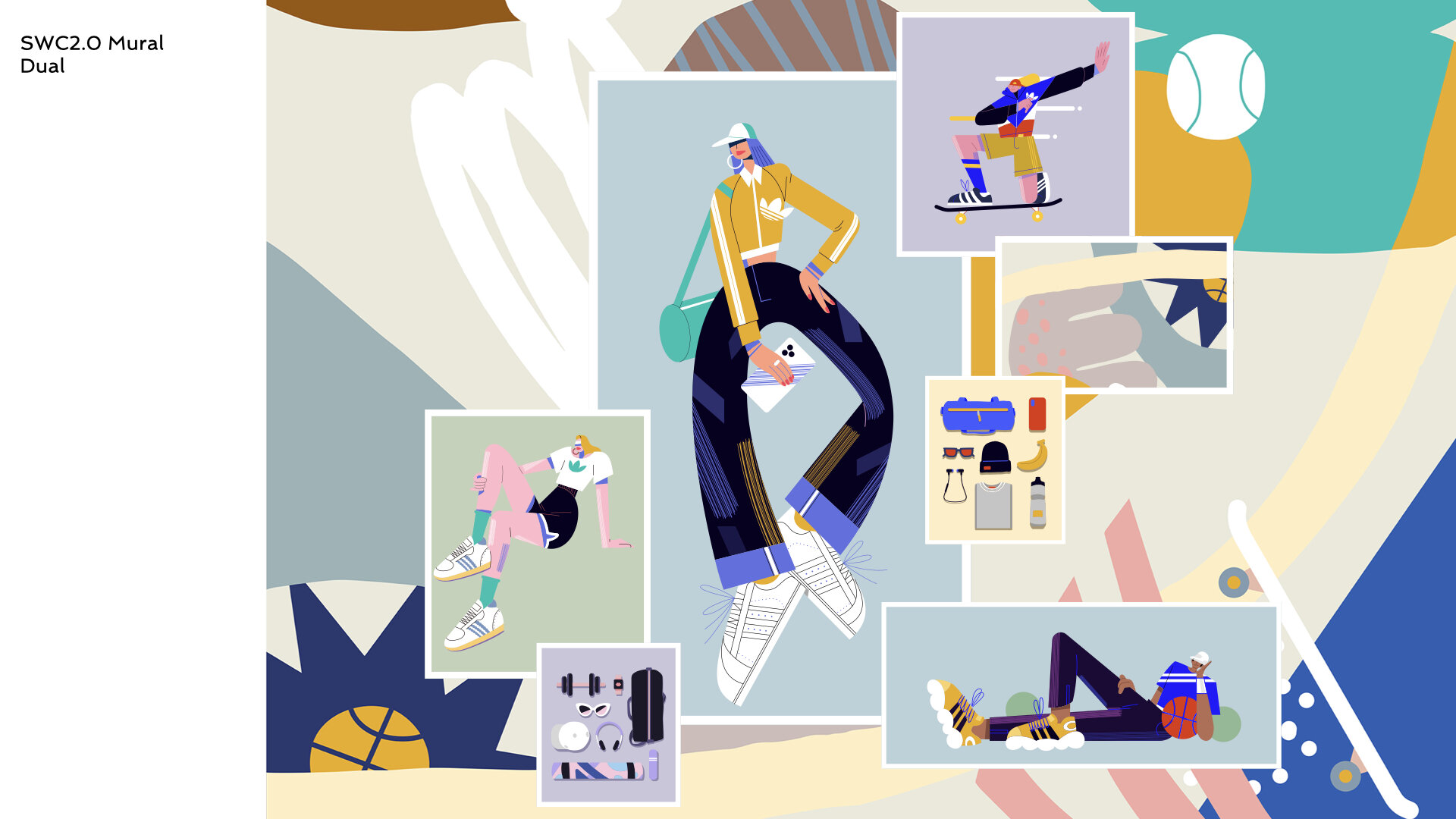 Caper Illustration, Illustration, London Illustration, Shanghai Illustration, Chinese Illustrator, Chinese Artist, Asian Illustrator, Asian Artist, Momo, Momo Illustration, minimalist illustration, graphical illustration, conceptual illustration, fla