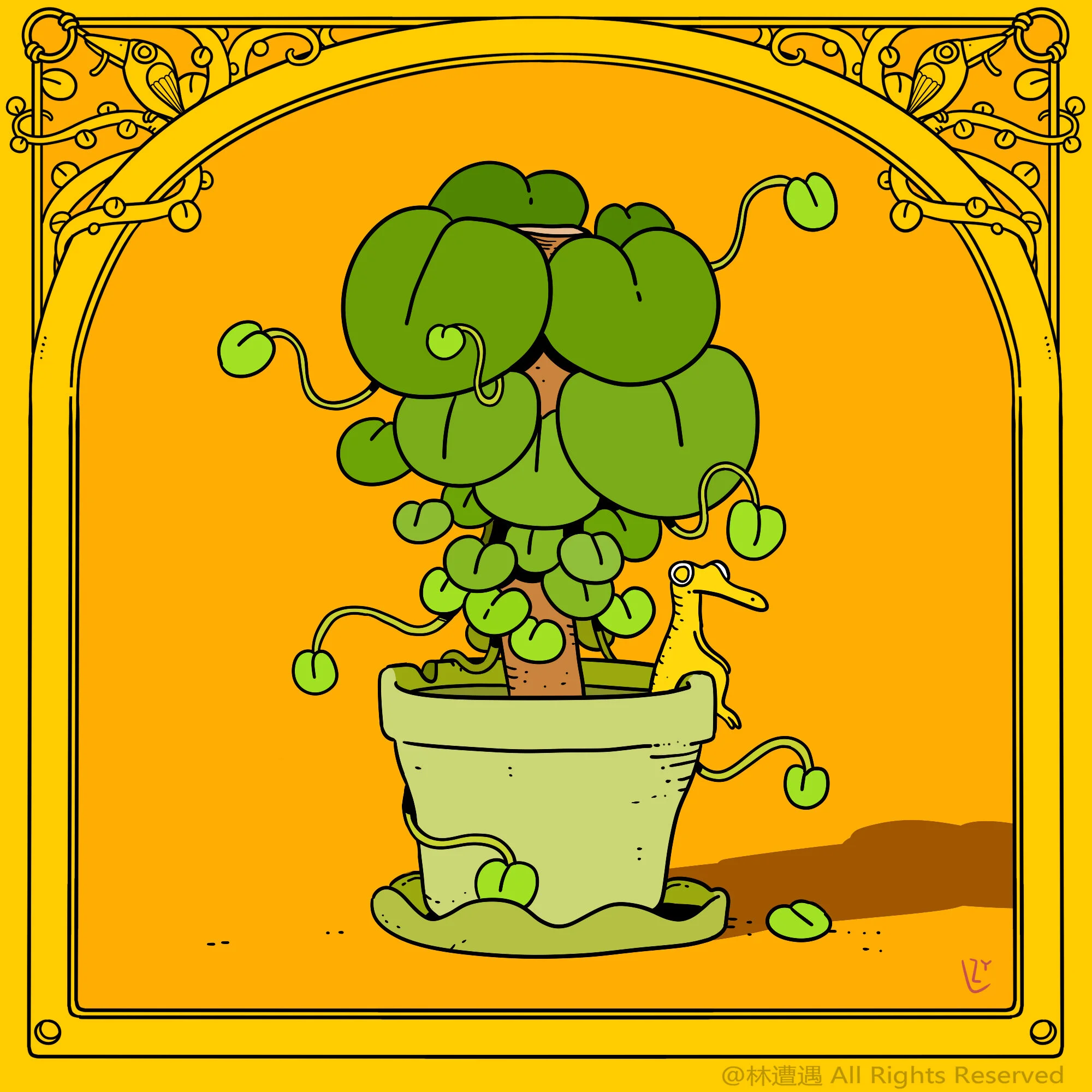 Caper Illustration, Illustration, London Illustration, Illustration, Chinese Illustrator, Chinese Artist, Asian Illustrator, Asian Artist, Zaoyu Lin, Zaoyu Lin Illustration, fantasy illustration, conceptual illustration, commercial illustration, Chin