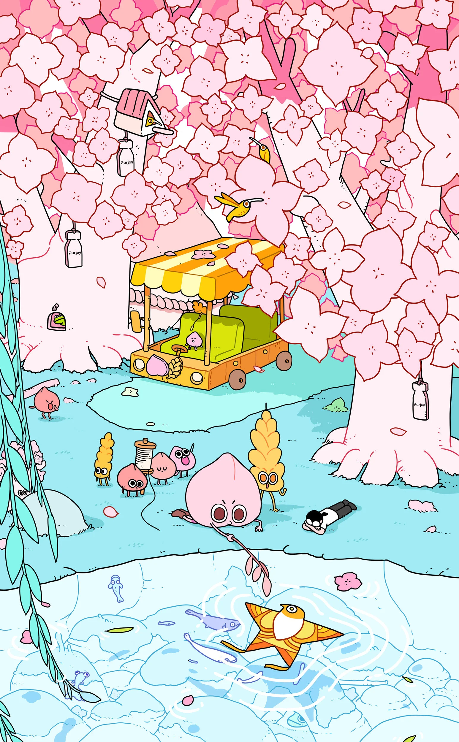 Caper Illustration, Illustration, London Illustration, Illustration, Chinese Illustrator, Chinese Artist, Asian Illustrator, Asian Artist, Zaoyu Lin, Zaoyu Lin Illustration, fantasy illustration, conceptual illustration, commercial illustration, Chin