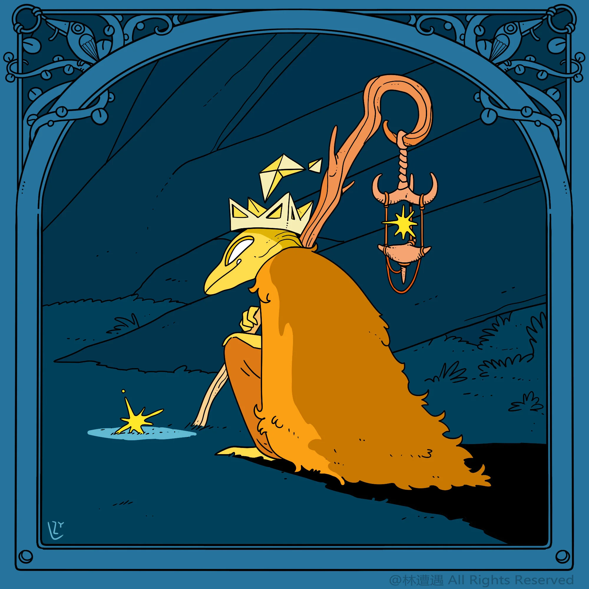 Caper Illustration, Illustration, London Illustration, Illustration, Chinese Illustrator, Chinese Artist, Asian Illustrator, Asian Artist, Zaoyu Lin, Zaoyu Lin Illustration, fantasy illustration, conceptual illustration, commercial illustration, Chin