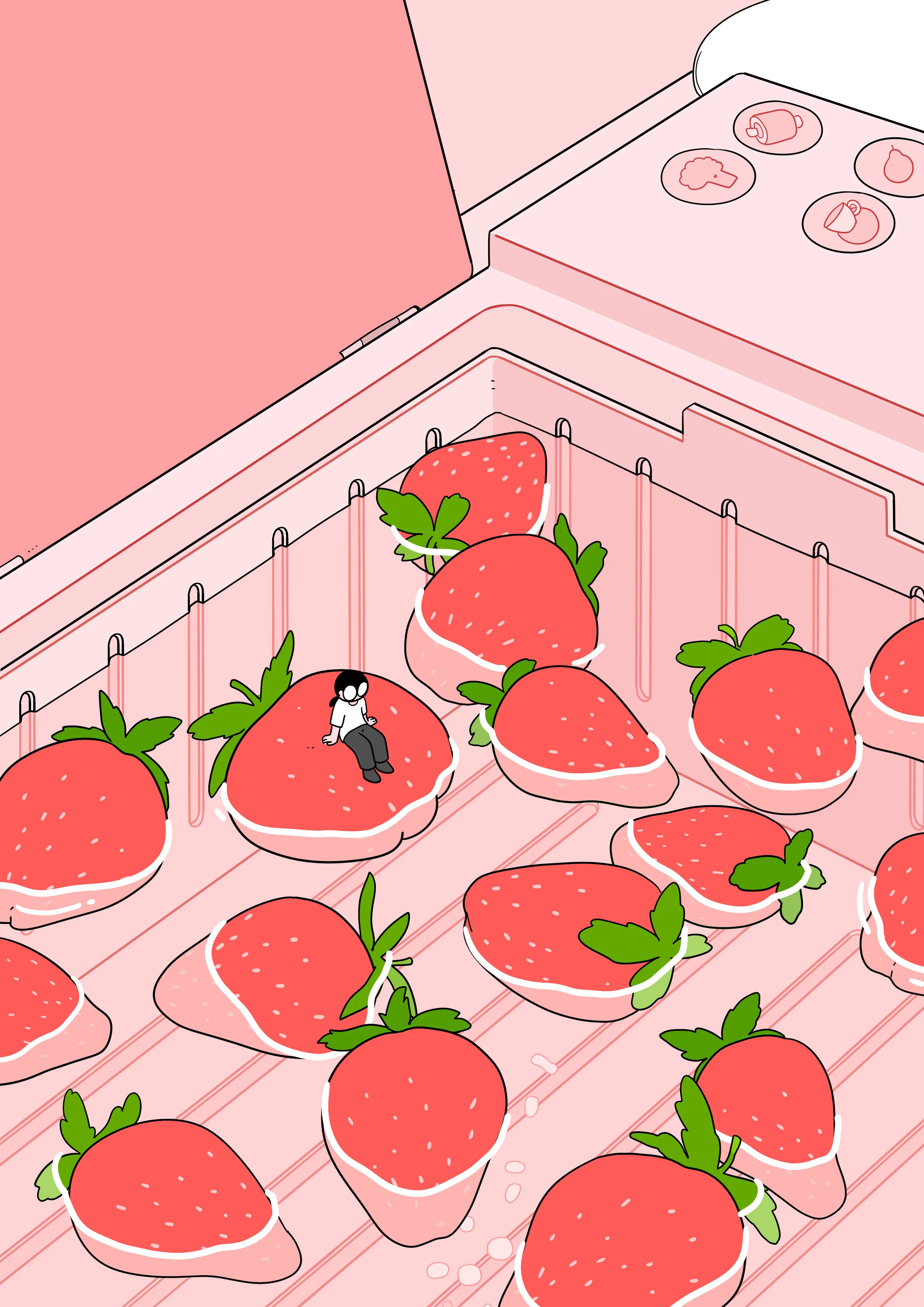 Caper Illustration, Illustration, London Illustration, Illustration, Chinese Illustrator, Chinese Artist, Asian Illustrator, Asian Artist, Zaoyu Lin, Zaoyu Lin Illustration, fantasy illustration, conceptual illustration, commercial illustration, Chin