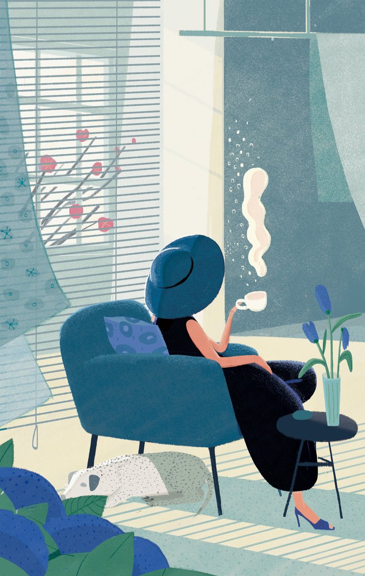 Zi Li Caper Illustration