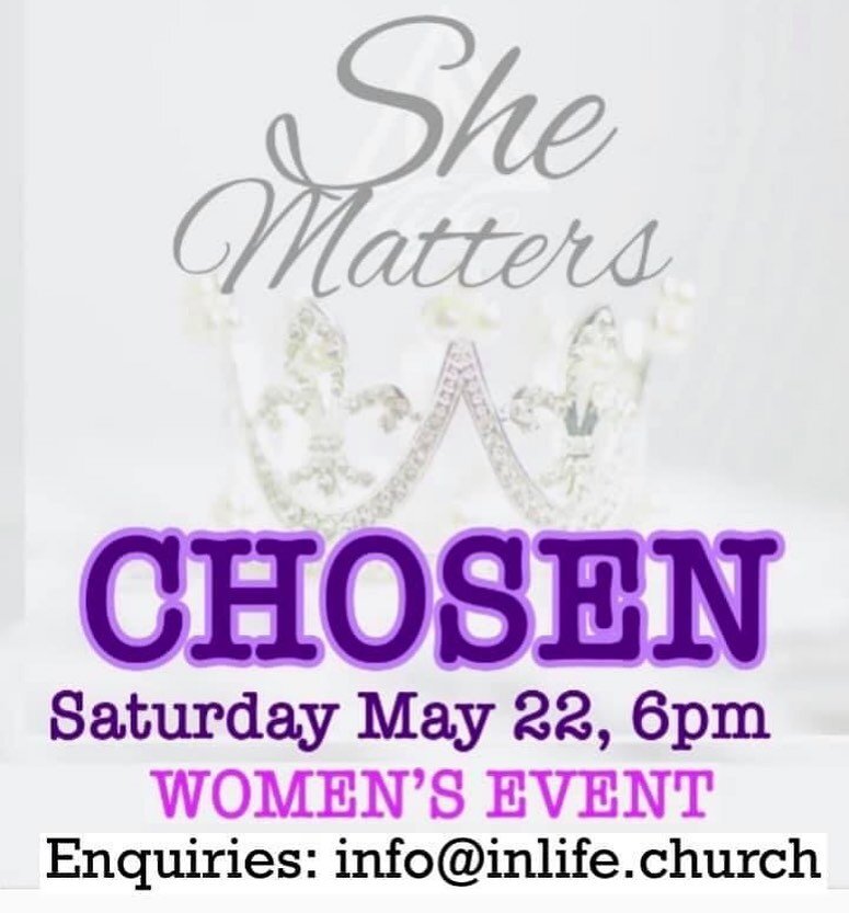 Hey girls this is for you!! If you are keen to come please let us know - info@inlifechurch 💜X #inlifechurch #inlifeyouth #womensevent