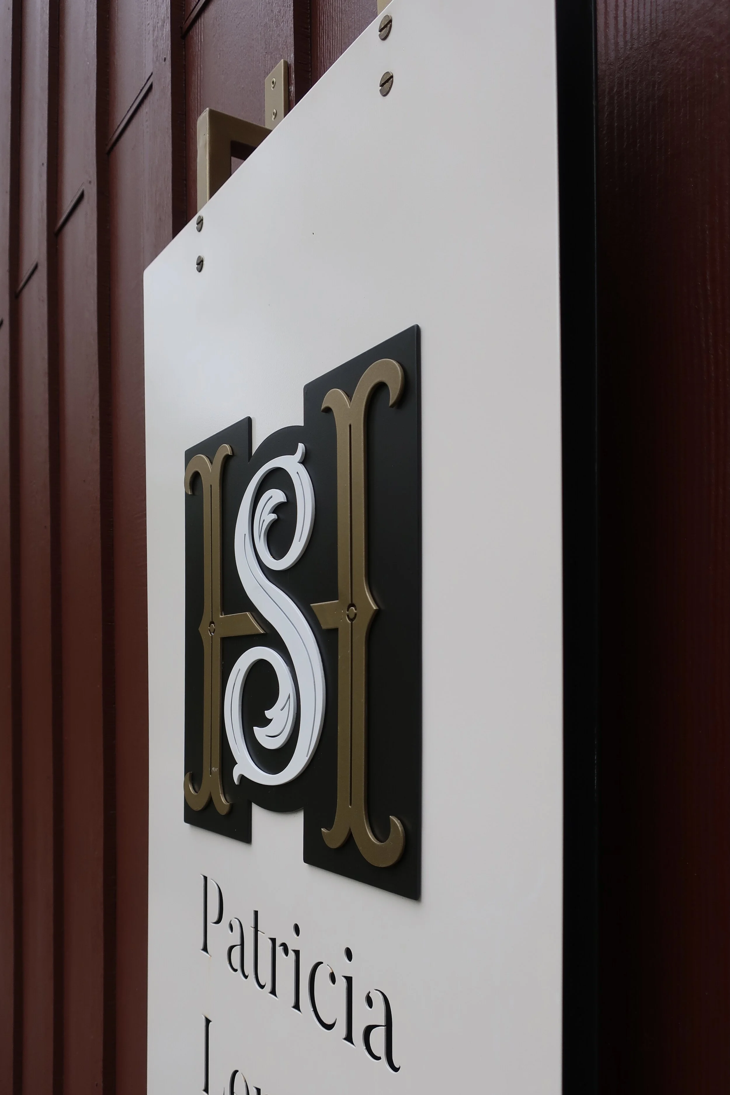 Double-Panel Sign — COOP FORGE | Custom Furniture & Signage