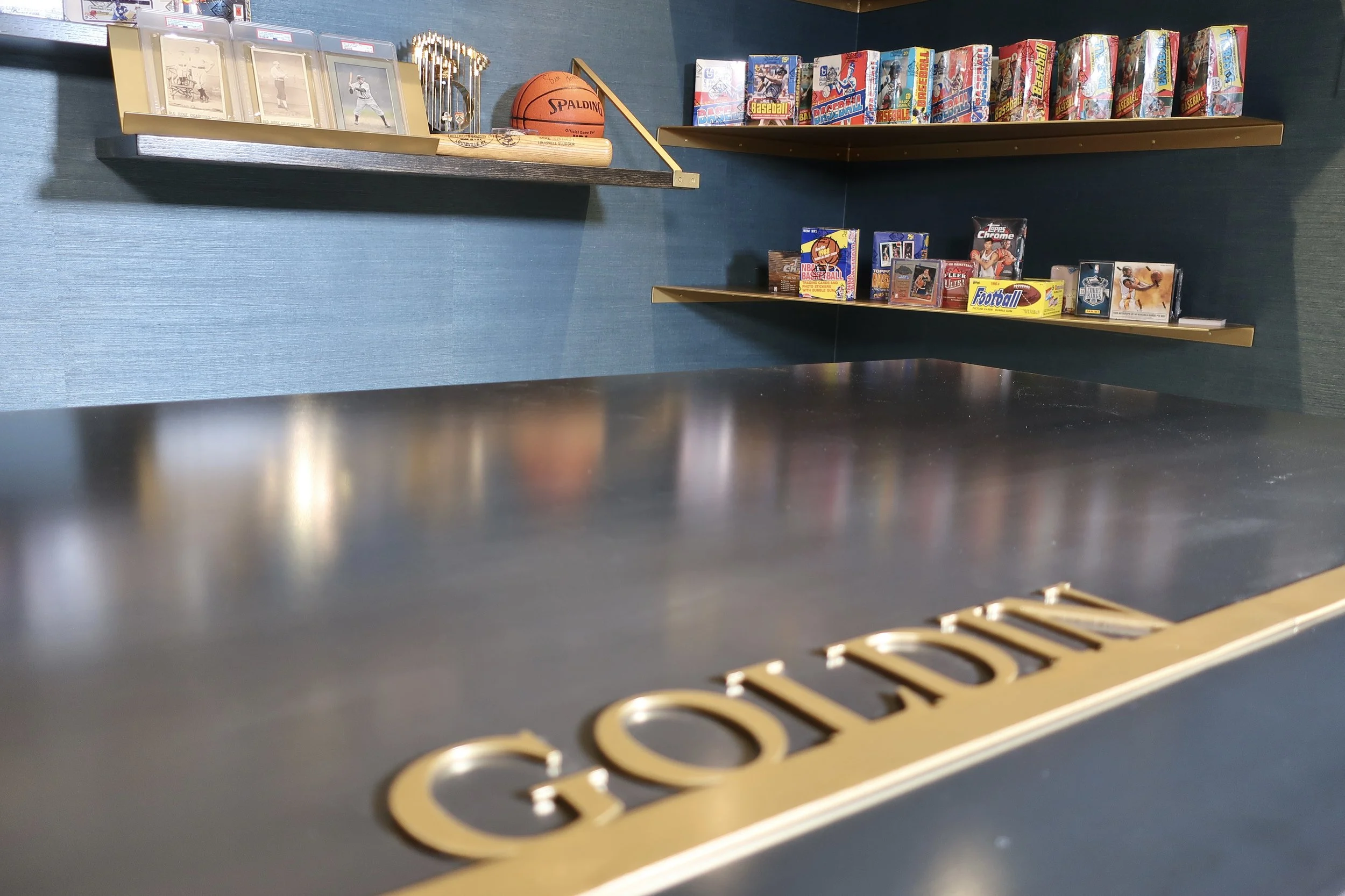 Horizon Table by Coop Forge, customized for Ken Goldin