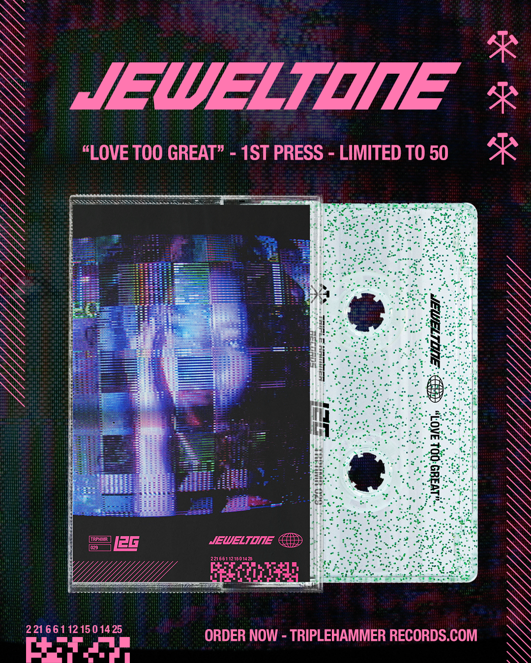 JEWELTONE “Love Too Great” EP - Cassette