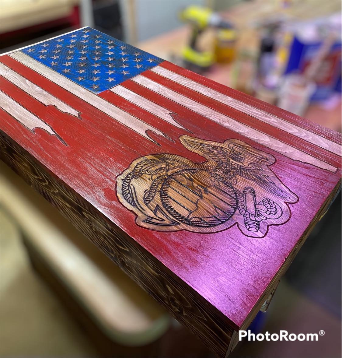 United States Marine Corp concealment box