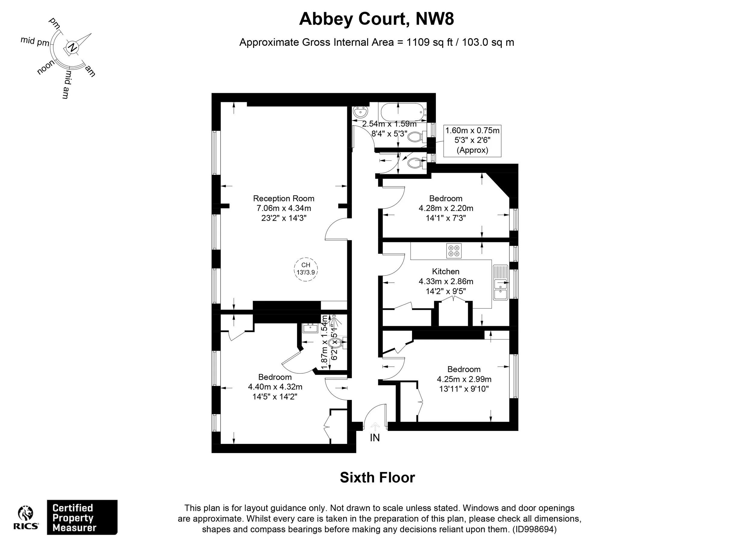 Flat 23, Abbey Court NW8 0AU-Floor Plan.jpg