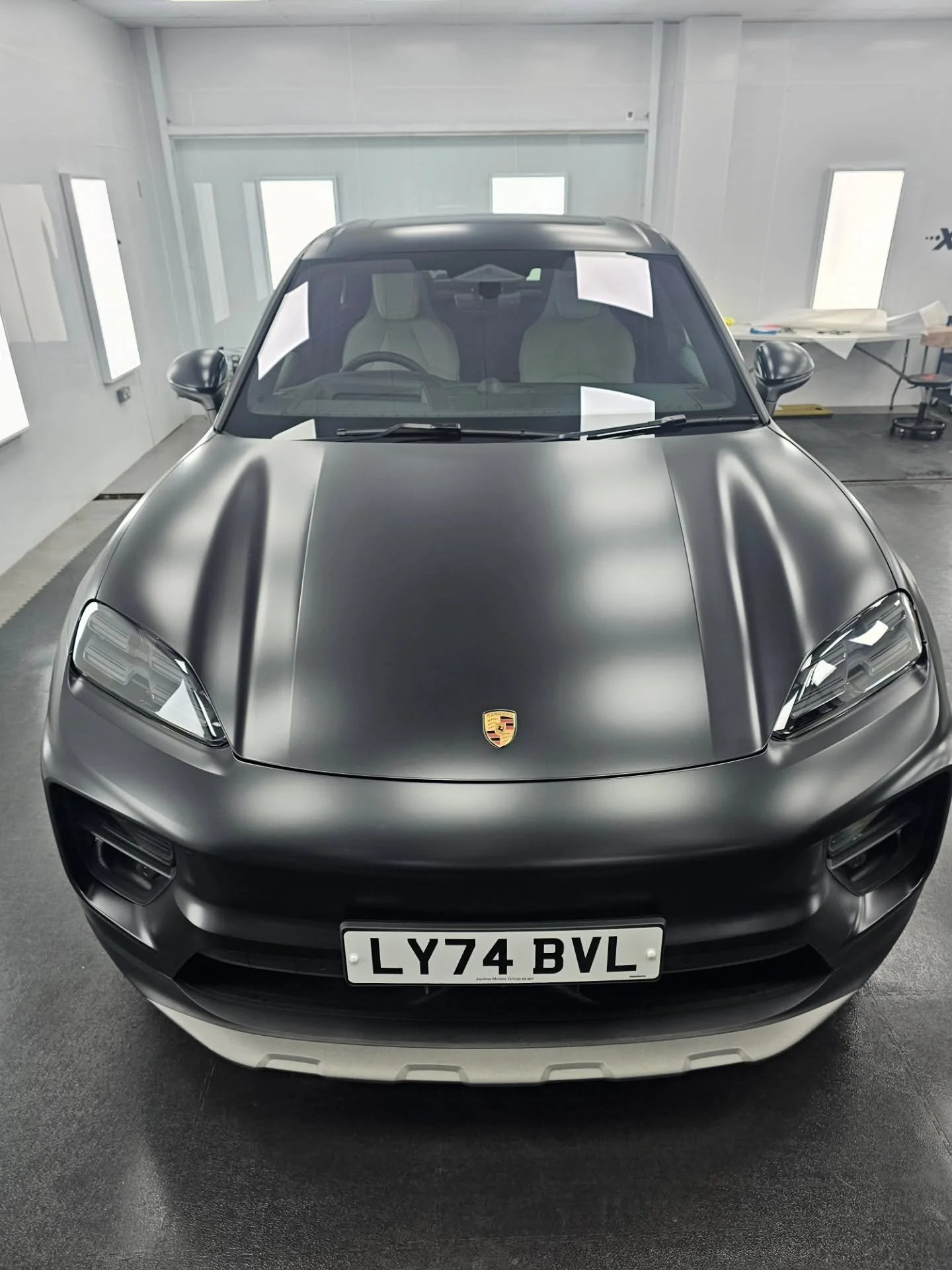 Porsche Macan EV &mdash; Gloss ➝ XPEL Stealth

Gloss converted to XPEL Stealth for a huge visual transformation with ultimate protection.

✔ Seamless, near-invisible installation
✔ Trims &amp; handles removed &mdash; no cut lines
✔ Factory matte look