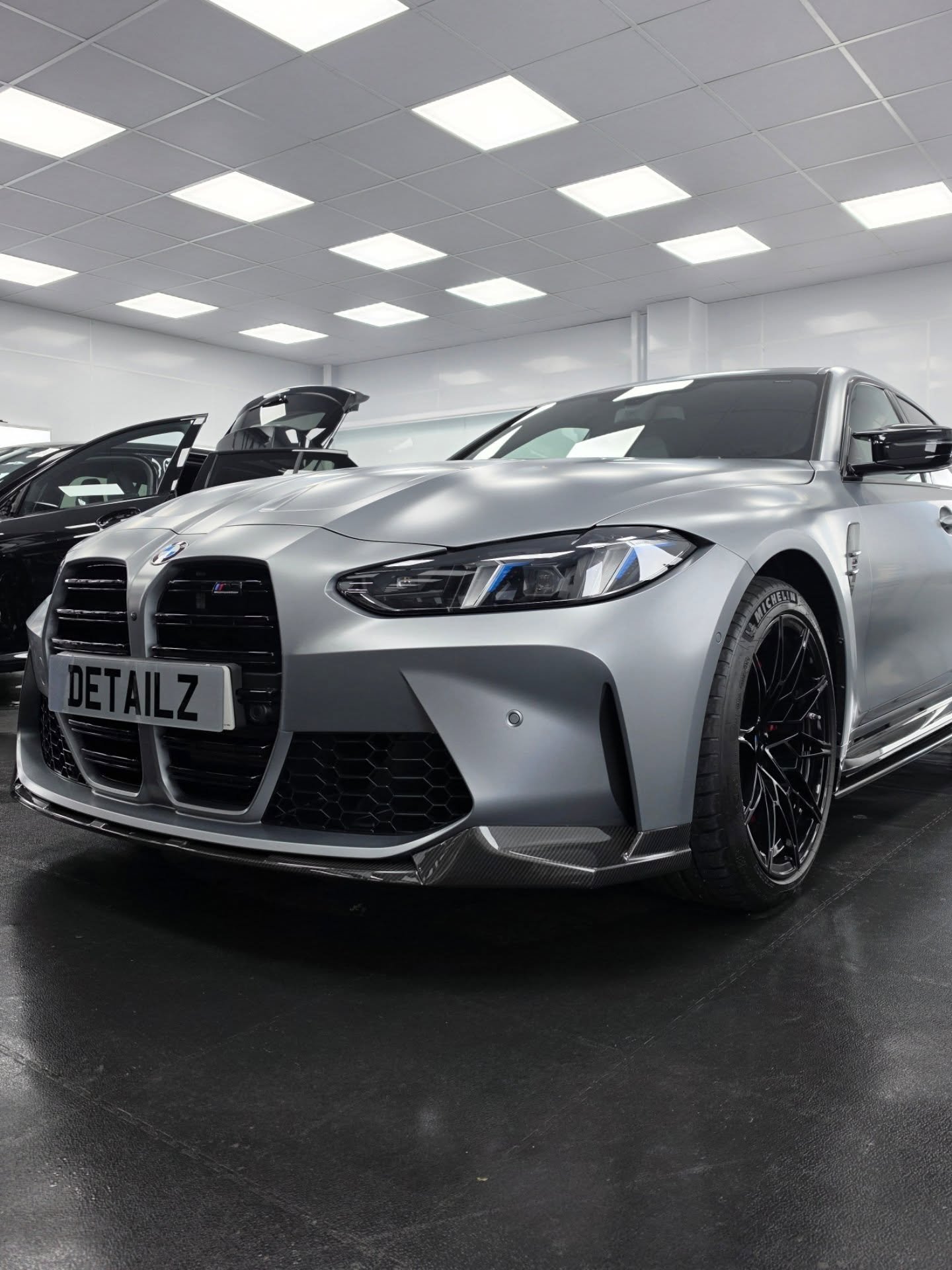 BMW Frozen Grey
Extended Front End - XPEL Satin Paint Protection Film
Satin film blends seamlessly into the factory matte finish, preserving the original look while adding a durable physical barrier against stone chips, scratches, and road wear.
Edge