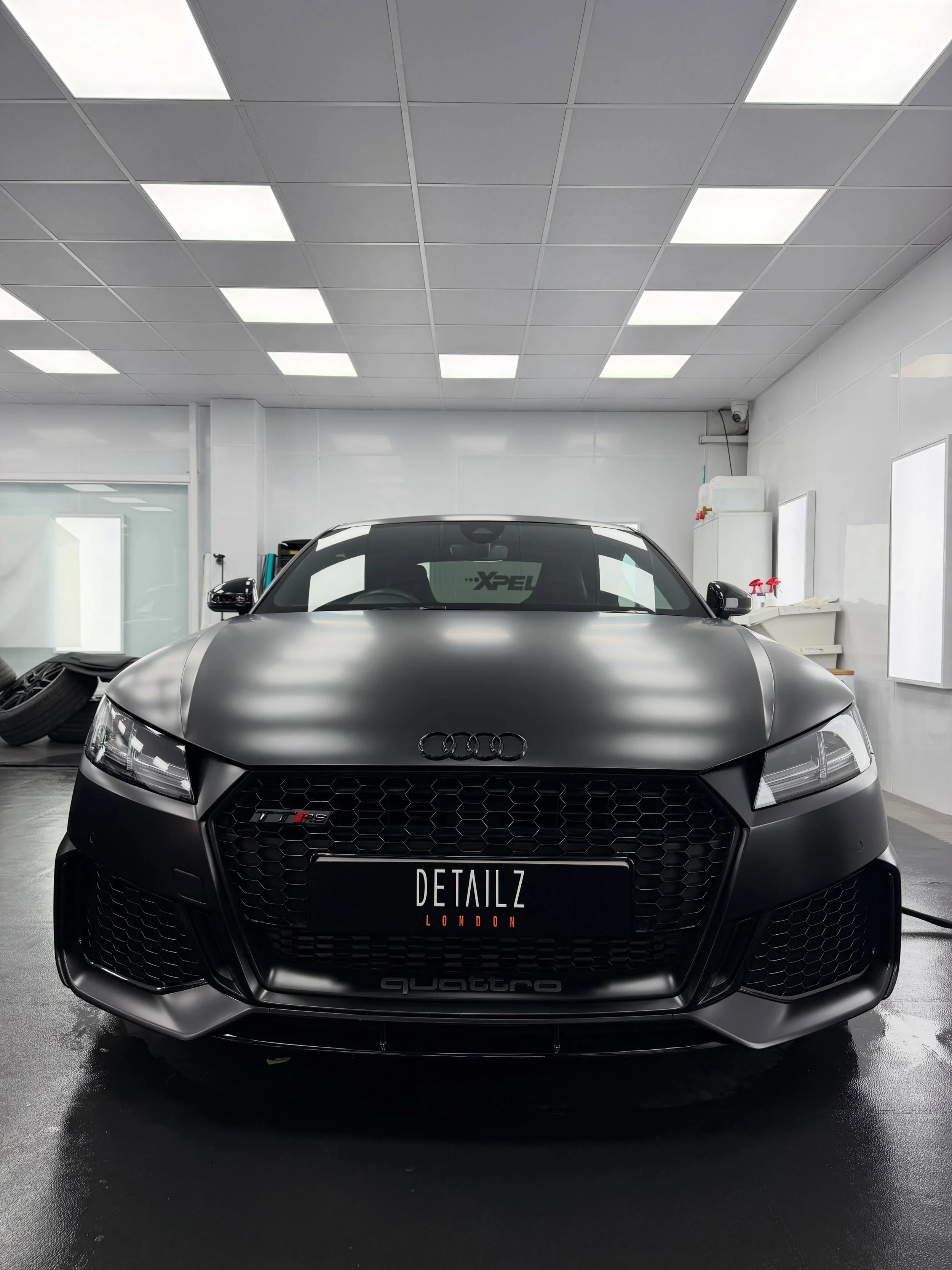 Audi TTRS transformation with XPEL Stealth &mdash; turning that high-gloss shine into a smooth, stealthy satin finish.

✔️ Self-healing protection
✔️ Shield against stone chips &amp; scratches
✔️ UV resistance to keep it looking fresh

Visual upgrade