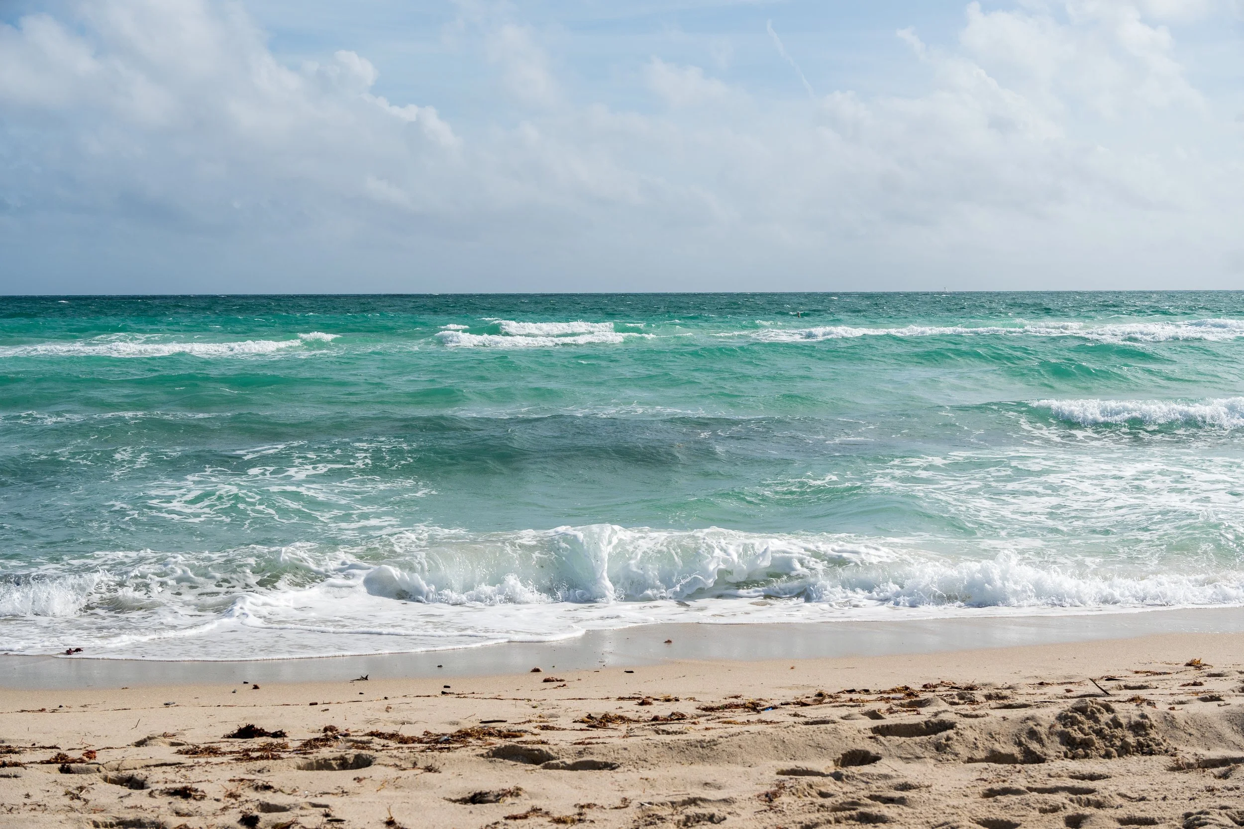 Windy, wavy day at South Beach