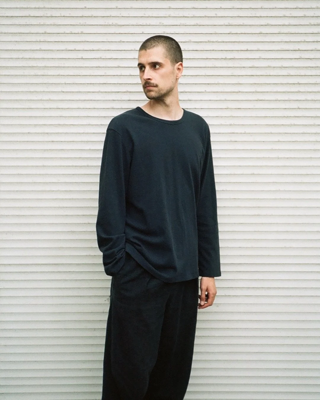 The Long Sleeve T-Shirt in Deep Well | fig. | fig.