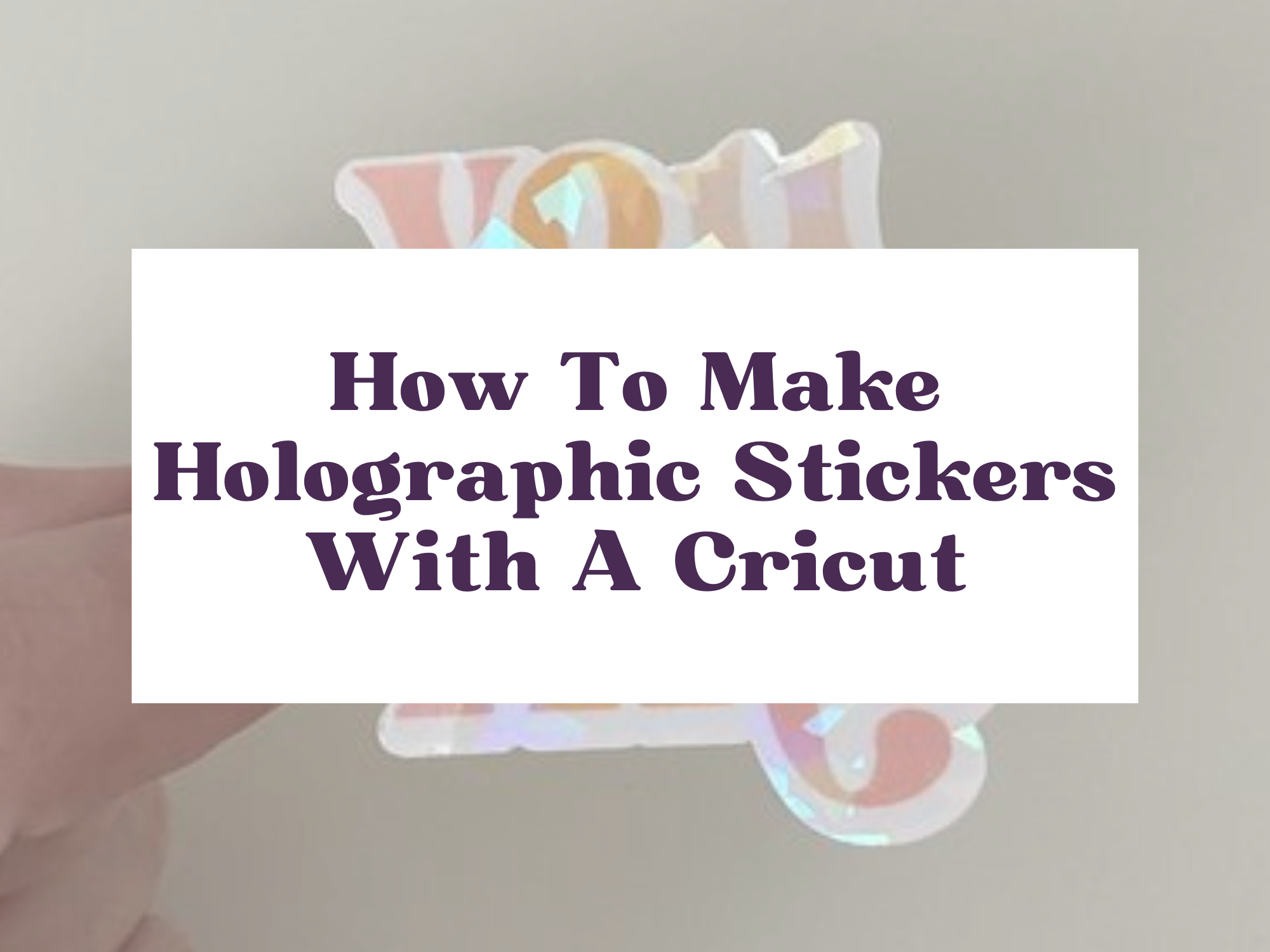 Beginner Sticker Cricut Tips For Cutting Machine Beginners — Vinyl Decal School