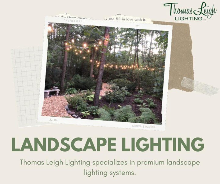 In need of some landscape lighting? We specialize in premium lighting systems and have experts to help design and install. Contact us today at sean@thomasleighlighting.com or 715-878-4366