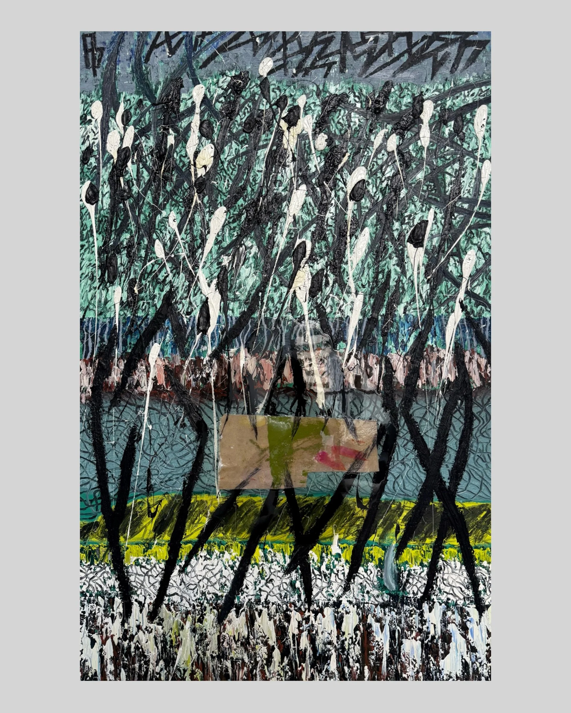 “Procession” 60” x 36” Oil on canvas (2026)