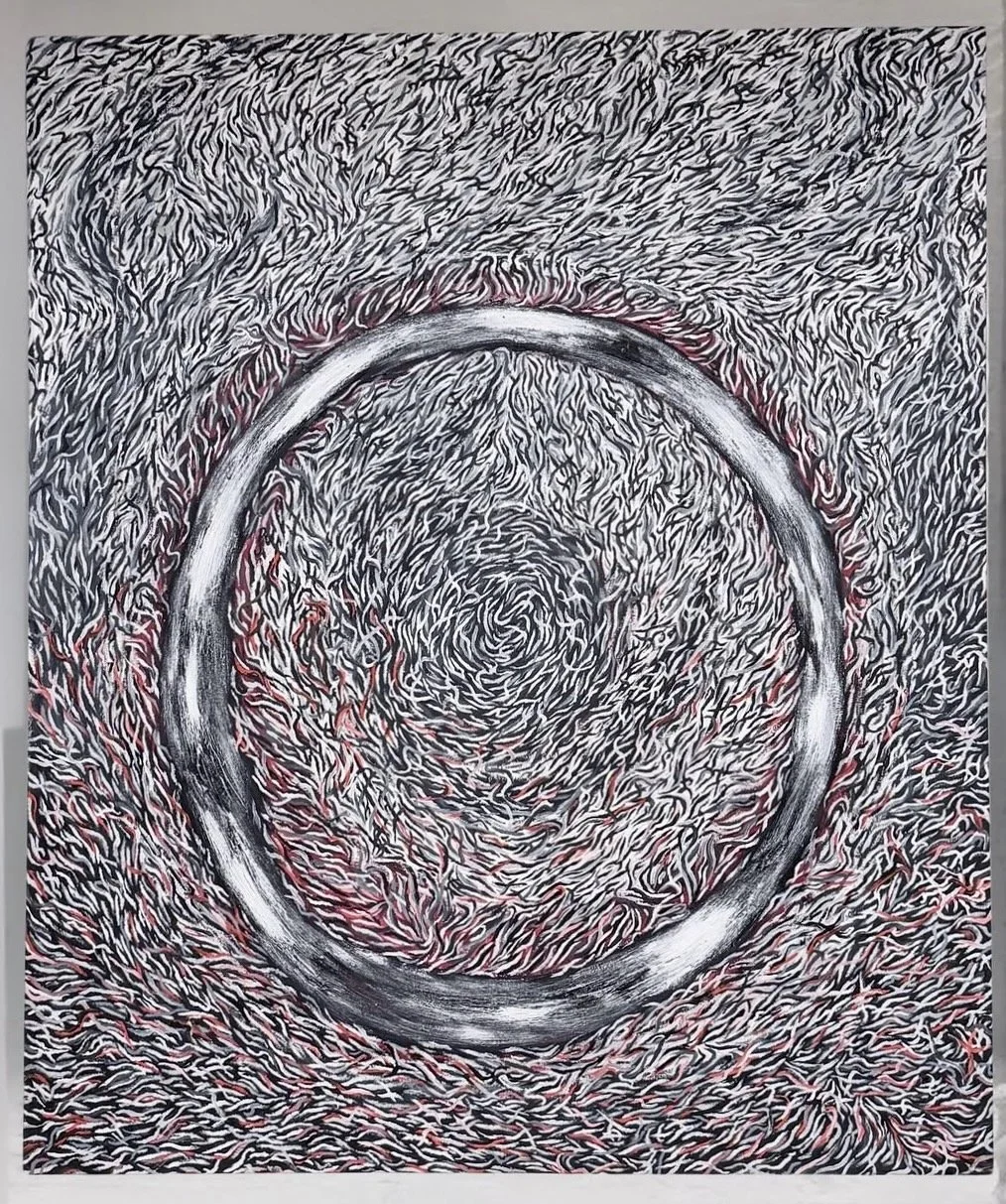 Ouroboros, 2025, Oil on canvas, 72x60 in