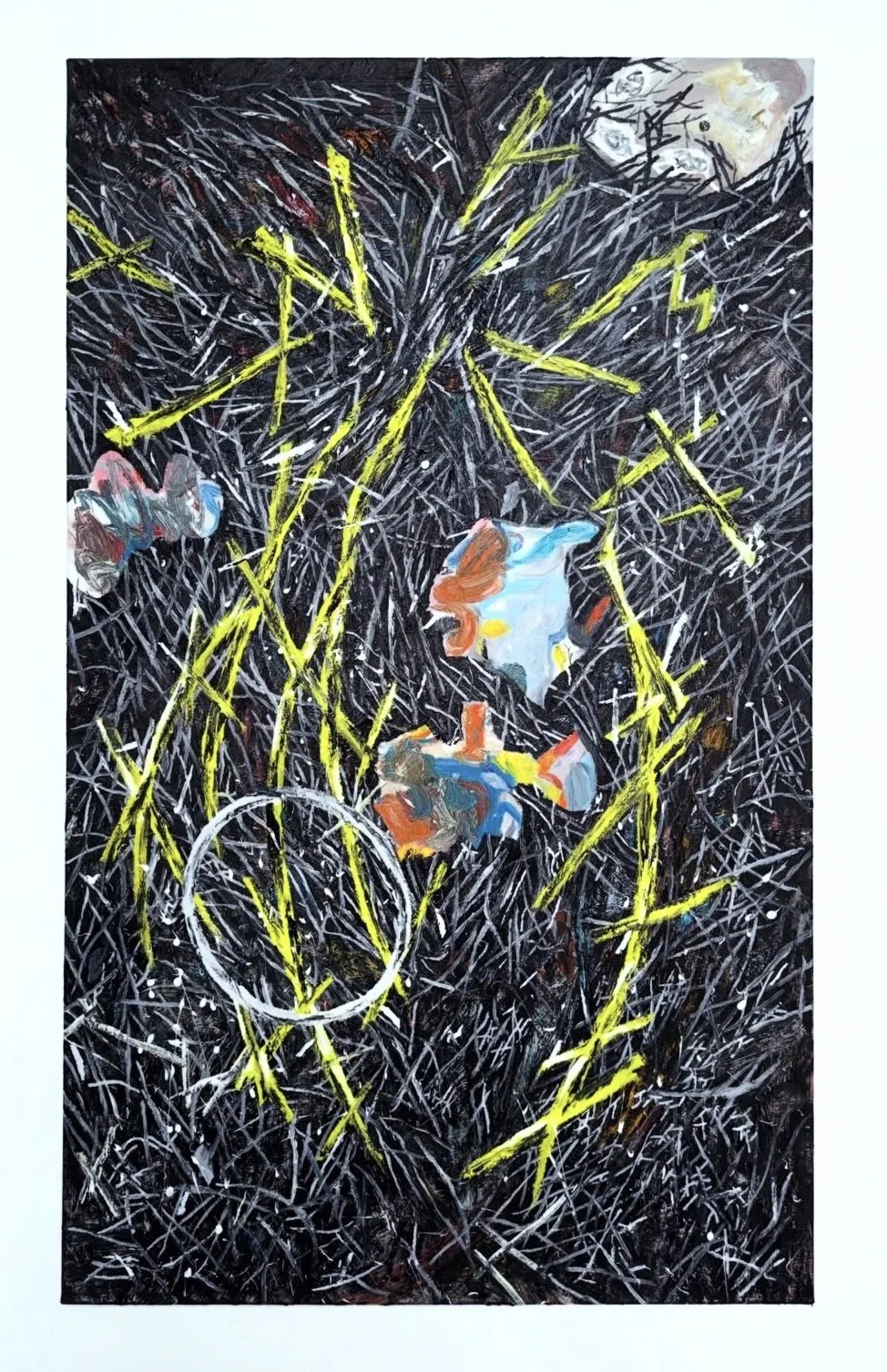 Interruption, 2026, Oil on canvas, 60x36 in